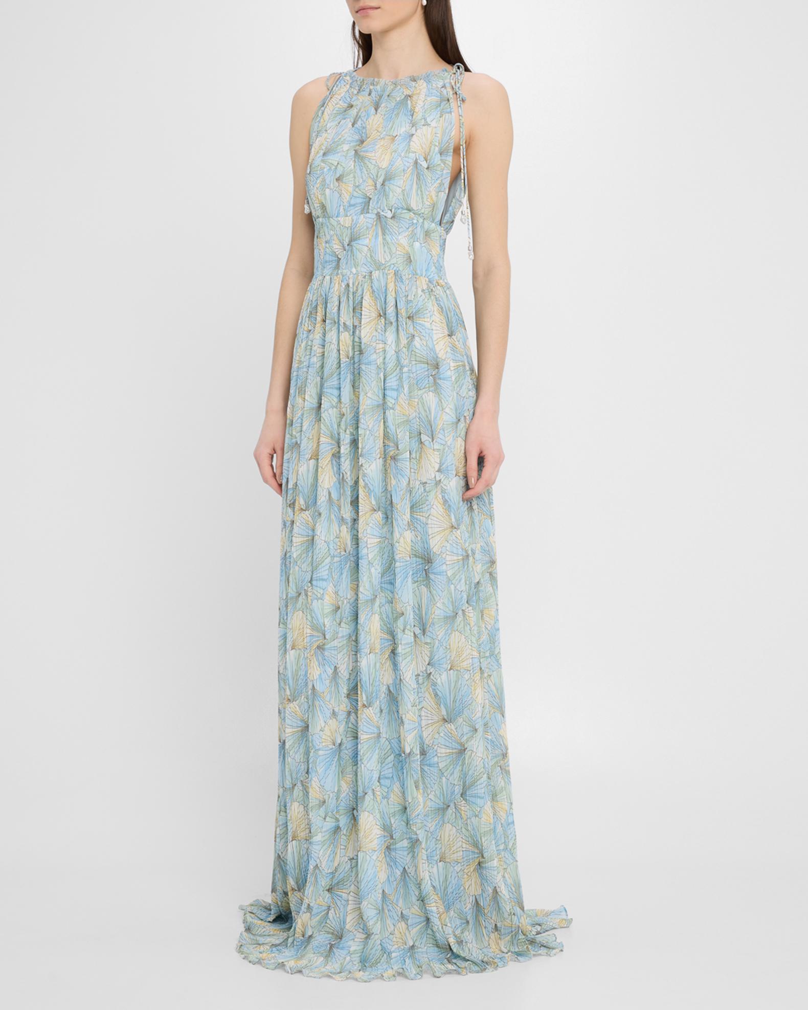 veronica beard formal dresses Yardley Pleated Maxi Dress | Powder Blue Multi Shoulder