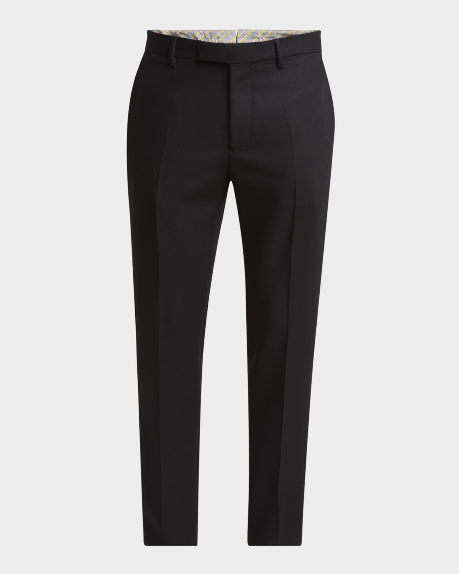 Men's Slim Flat-Front Evening Pants 0