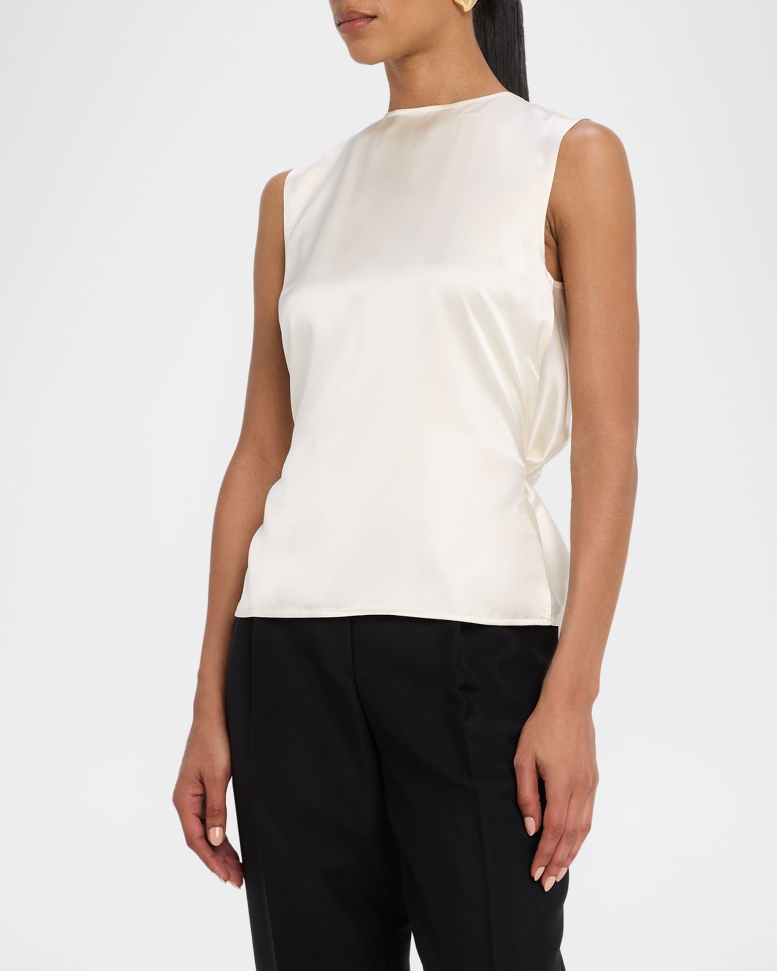 HELMUT LANG ラウンドネック ロングタンクトップ 白 XS HELMUT LANG ラウンドネック ロングタンクトップ 白 XS - メルカリ