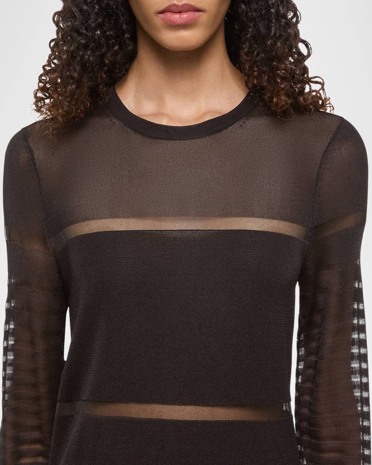 トップス HELMUT LANG - sheer top Helmut Lang Sheer Tee | HELMUTLANG.COM