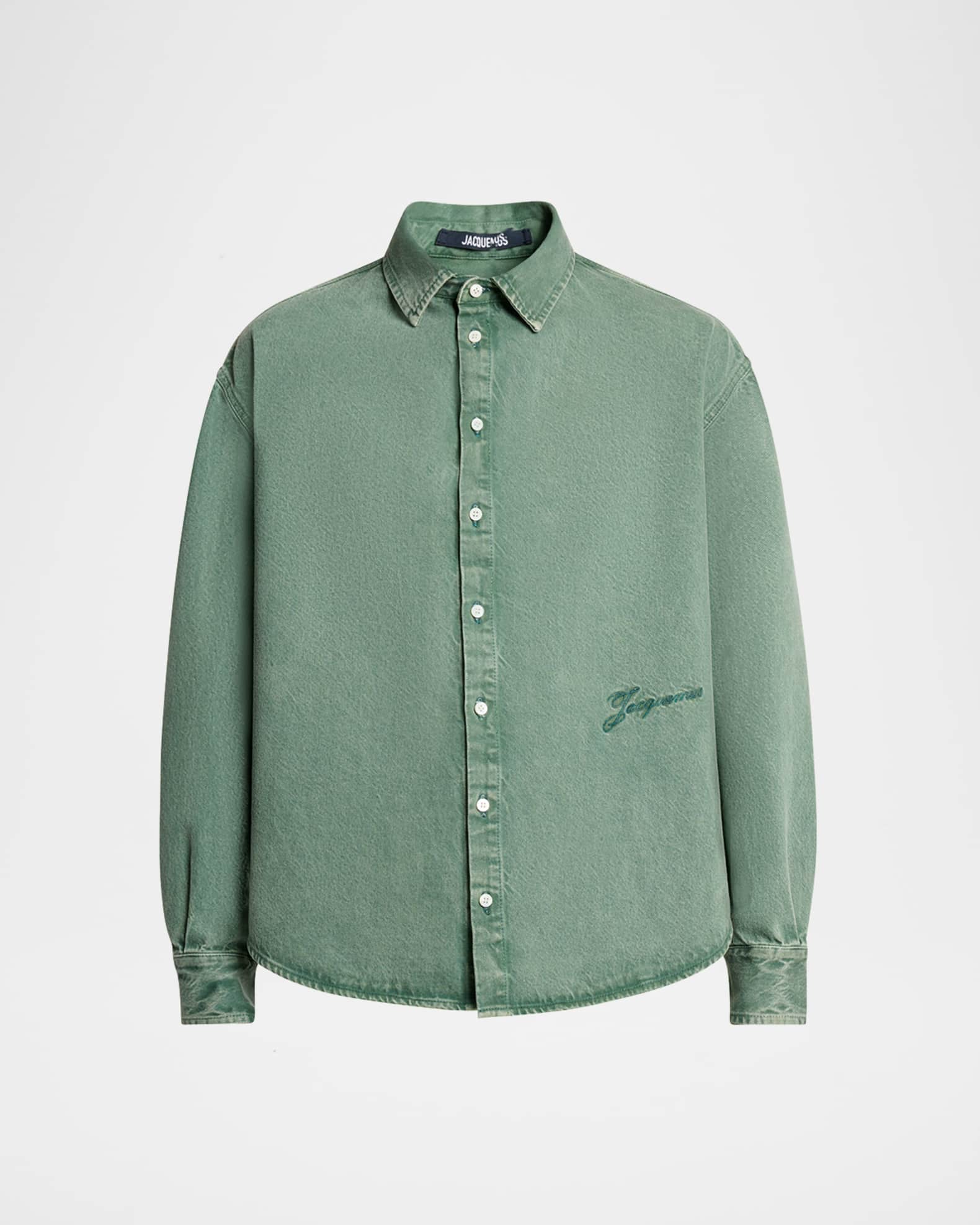 Men's De-Nimes Simon Casual Button-Down Shirt 0