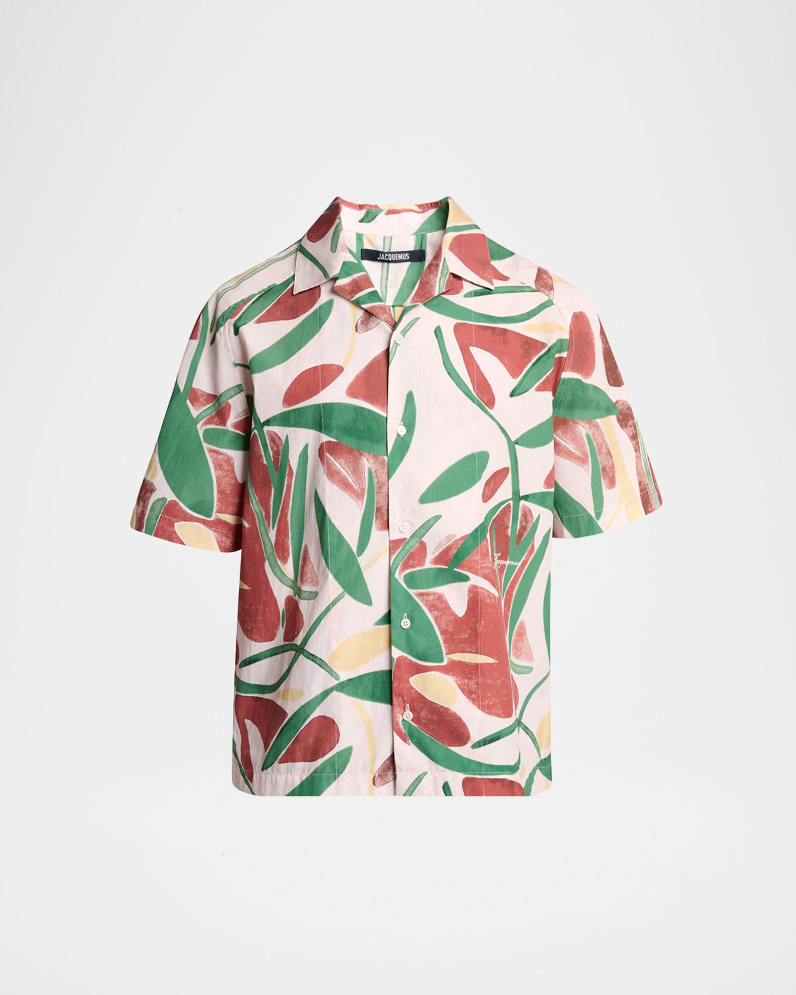 Jacquemus Men's Fonccio Camp Shirt | Neiman Marcus