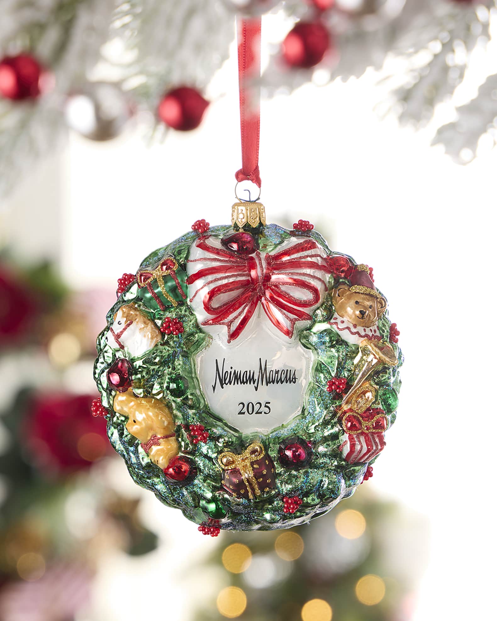 Neiman Marcus 2025 Toy Wreath Christmas Ornament | Neiman Marcus