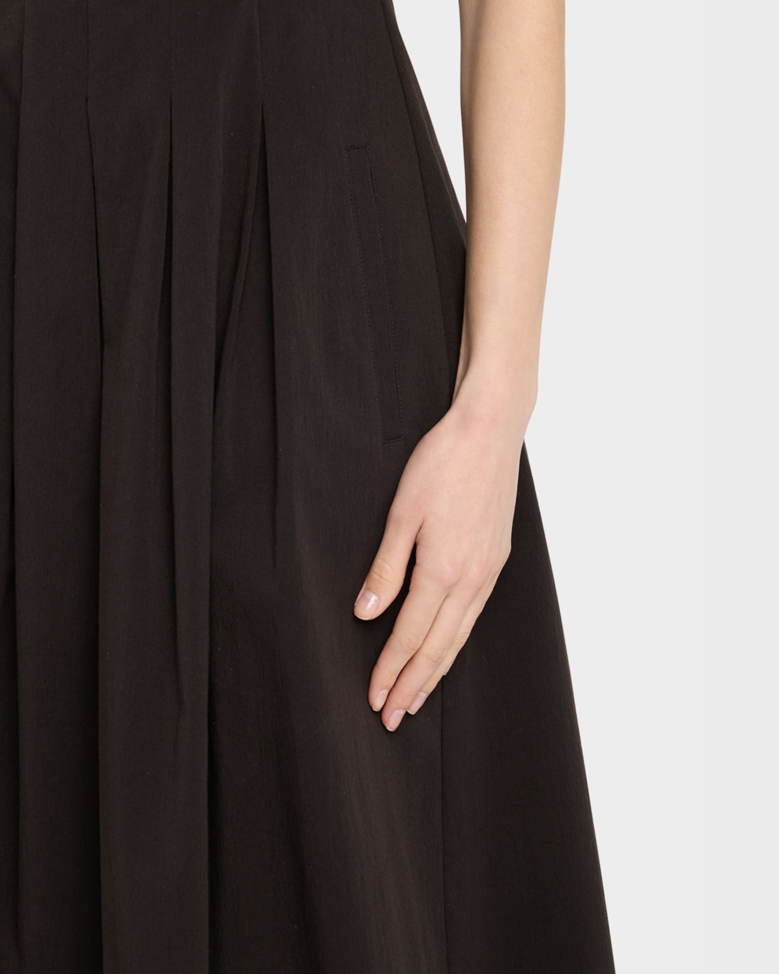Proenza Schouler White Label Shelby Pleated A-Line Midi Dress | Neiman  Marcus