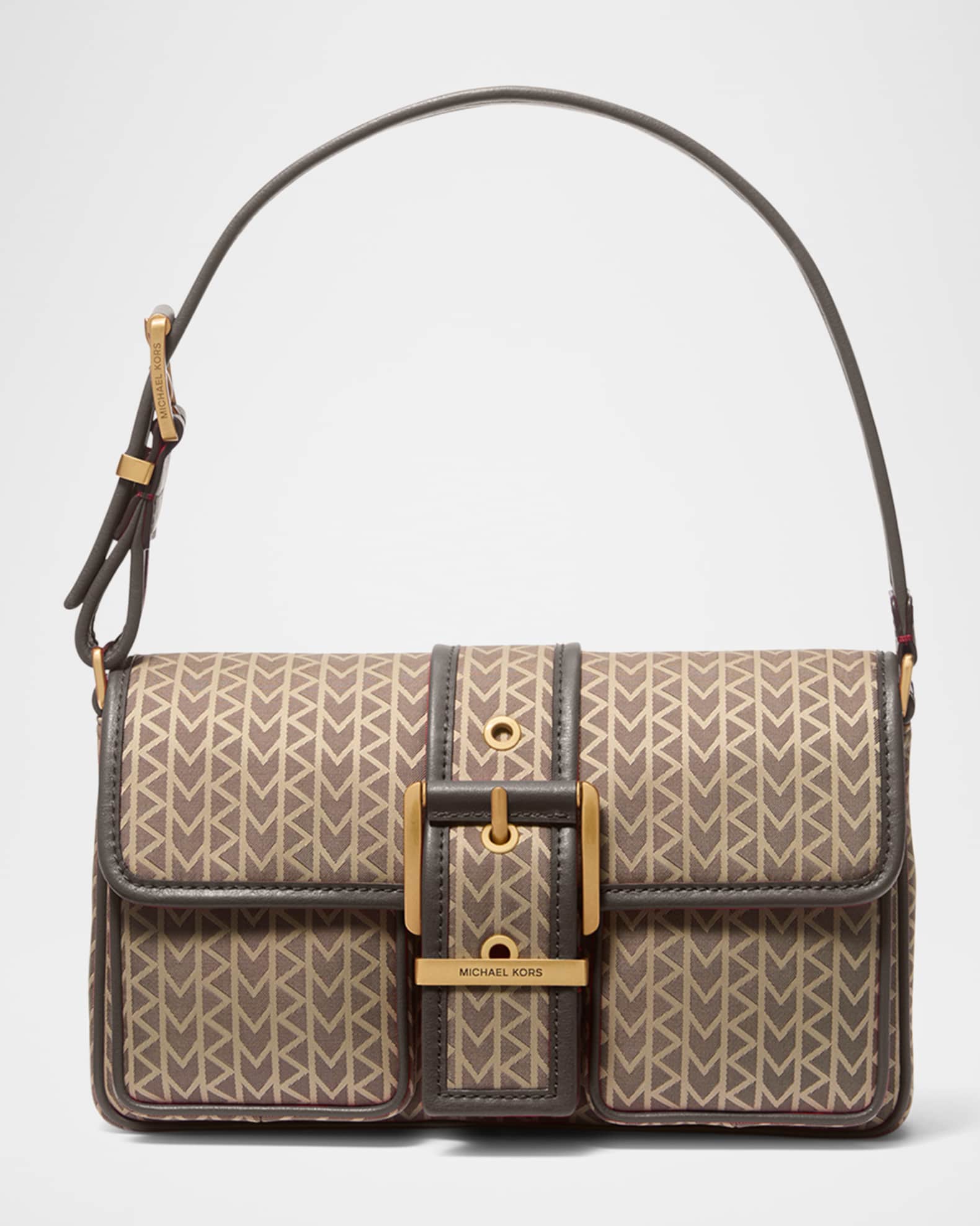 Colby Medium Signature Logo Shoulder Bag  0
