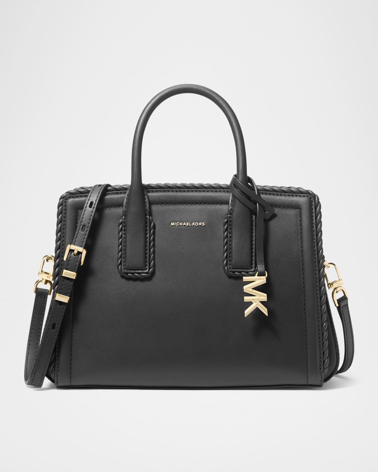 MICHAEL Michael Kors Laila Small Leather Satchel Bag