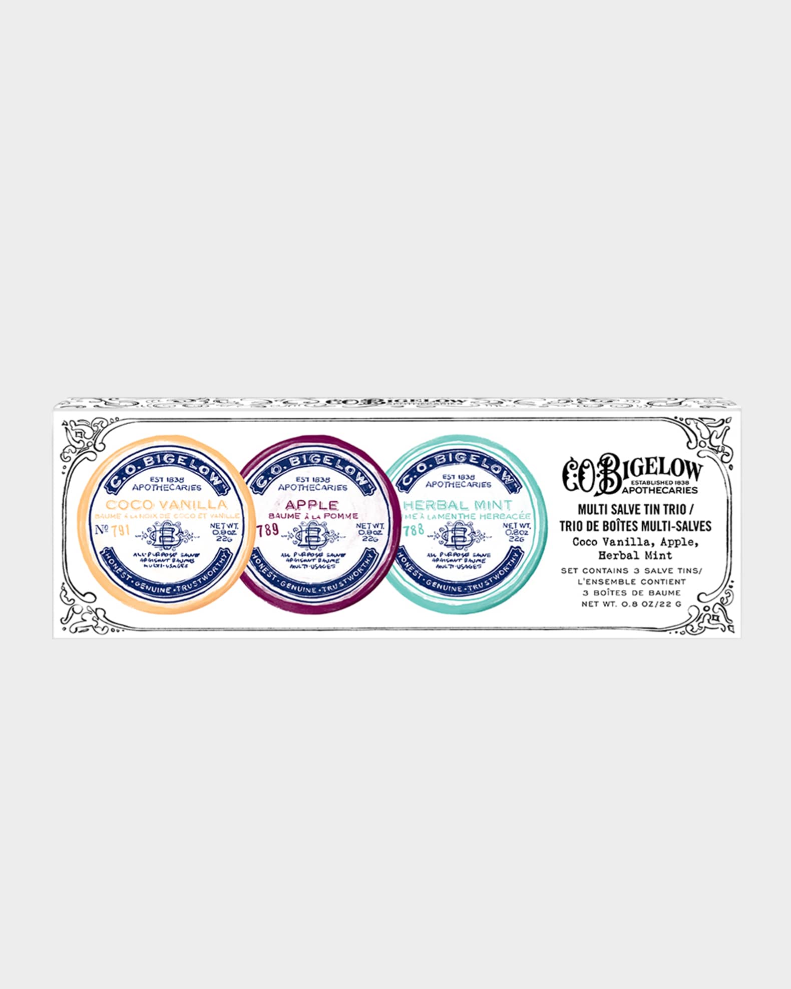 Lip Salve Tin Trio Set 0