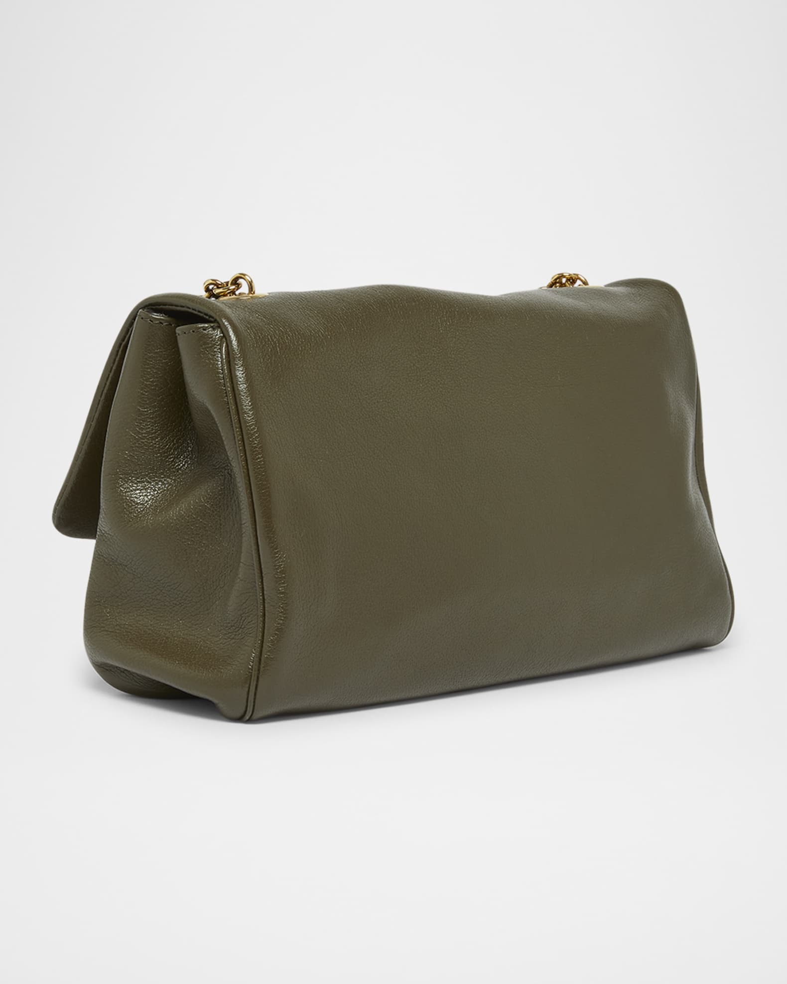 Chloe Heritage Medium Crossbody Bag in Grained Leather