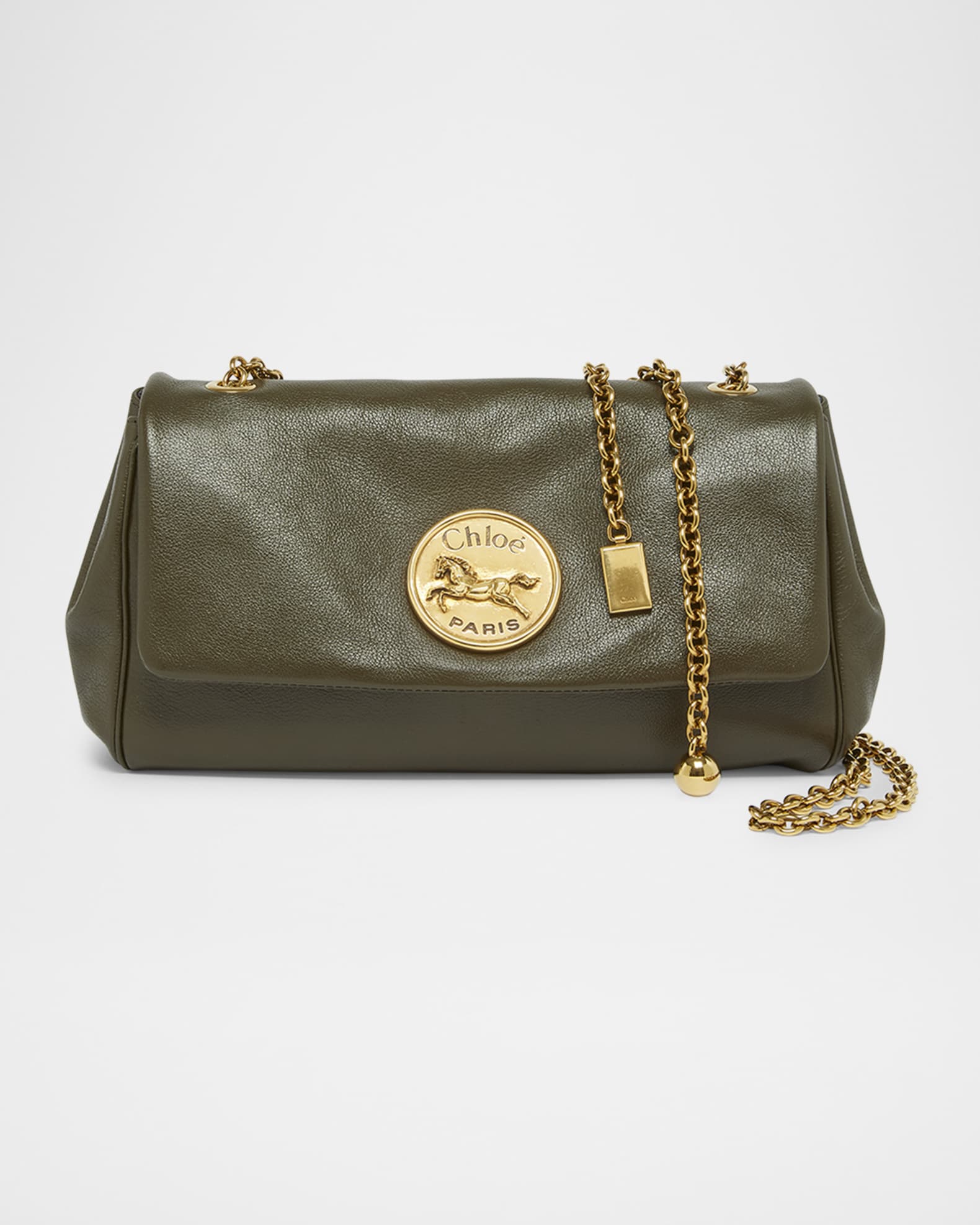 Chloé Small Paraty 24 Bag In Shiny Leather | Chloé US