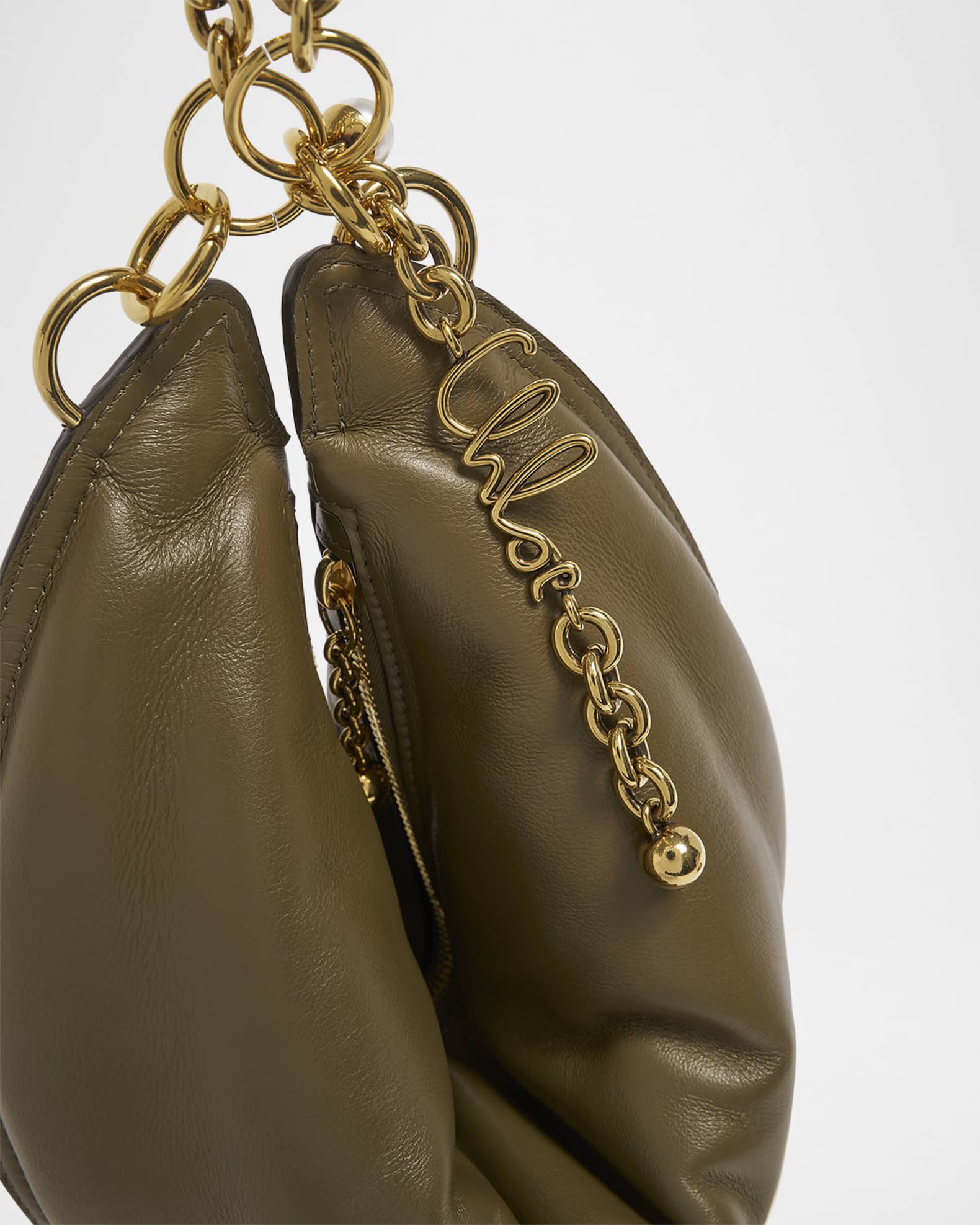【関税&送料込】Chloe' Halfmoon Leather Shoulder Bag See By Chloé Hana Half Moon Leather Shoulder Bag | Coggles
