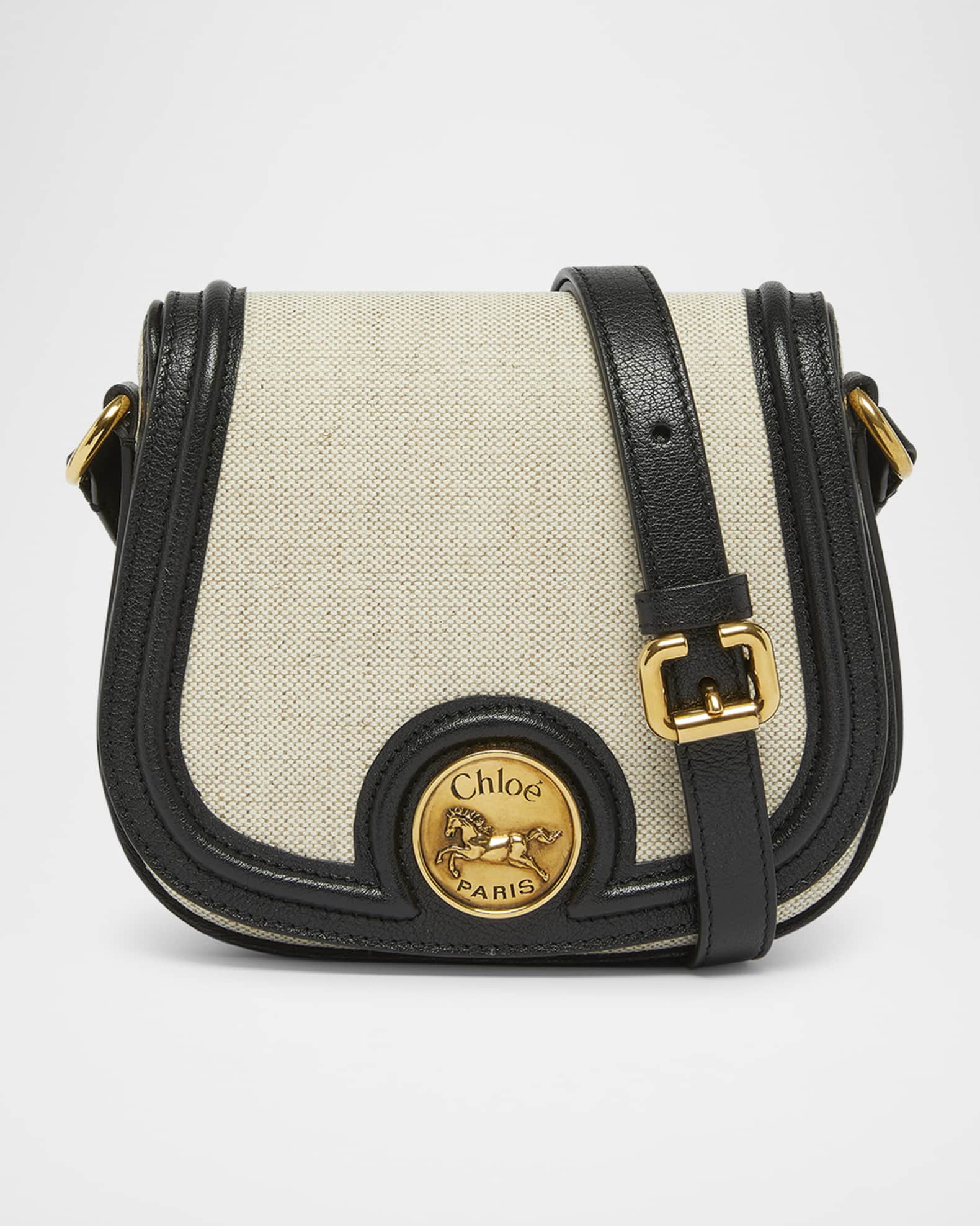 ショルダーバッグ・ポシェット CHLOE HORSE MEDAL MINI SHOULDER BAG IN GRAINY LEATHER Chloé Horse Medal Shoulder Bag In Grained Leather | Chloé CI