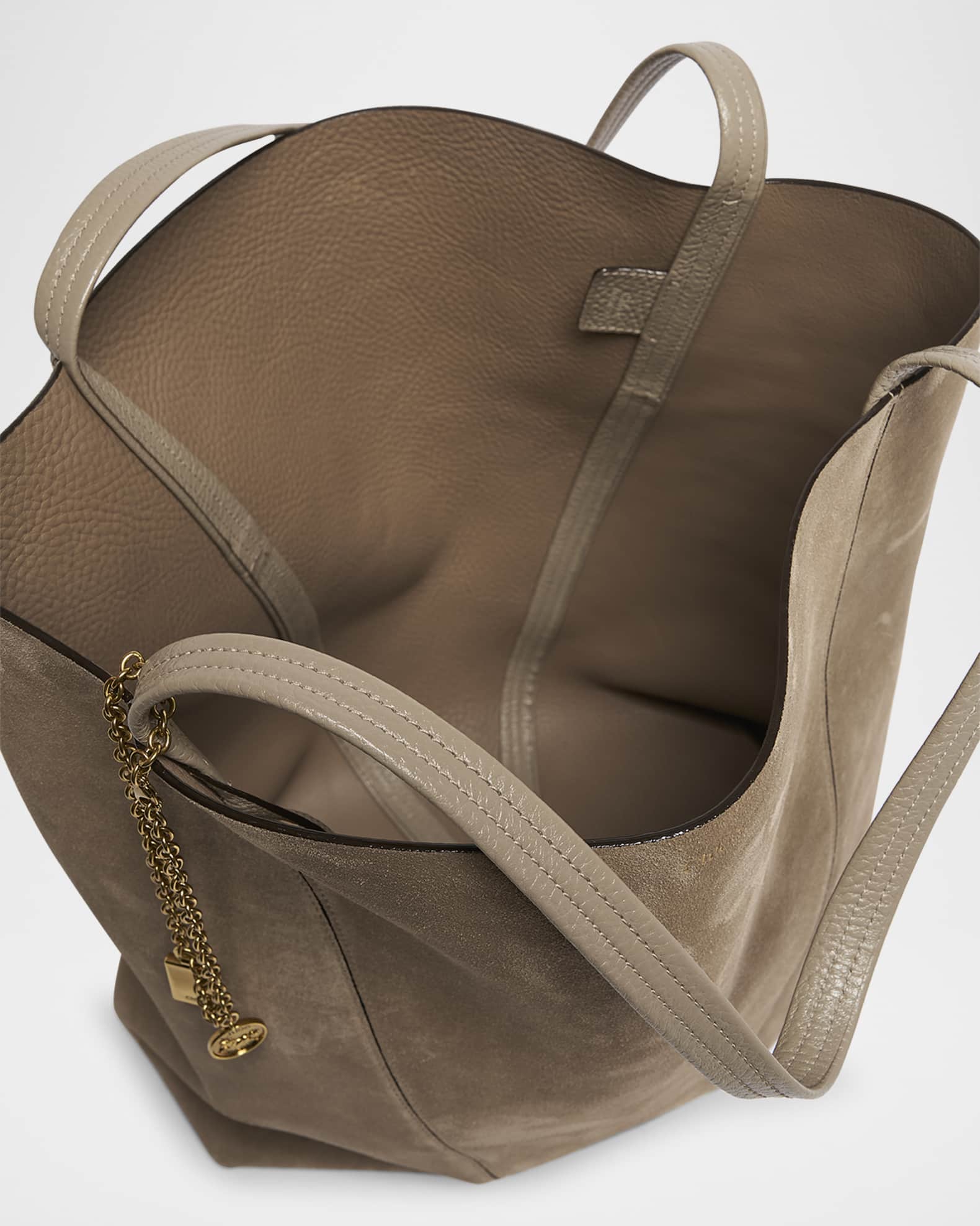 【関税＆送料込み】ChloAC Spin Suede Leather Tote Bag Chloé Large Chloé Spin Tote Bag In Suede Leather | Chloé US