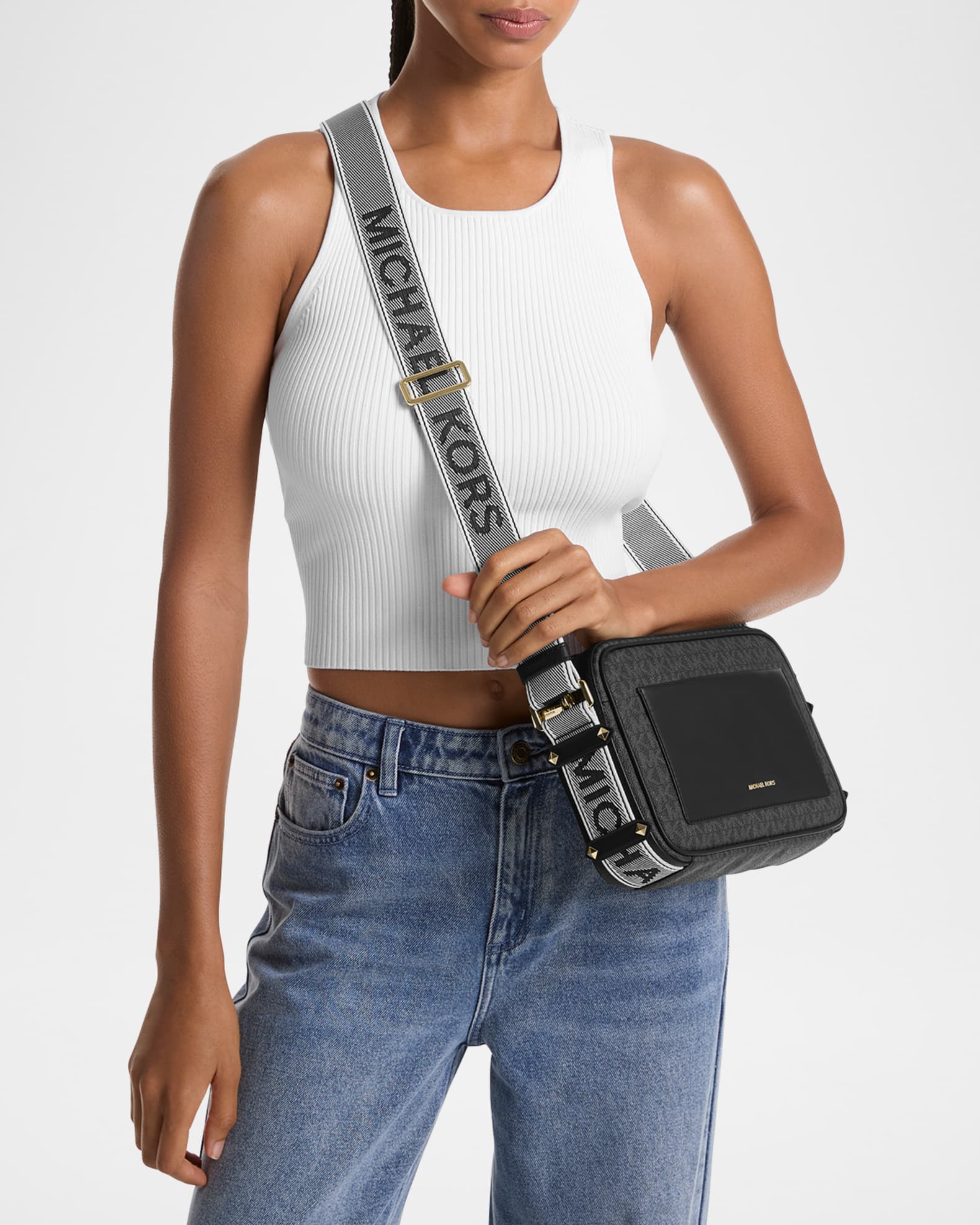 Maeve Large East-West Pocket Crossbody Bag 1