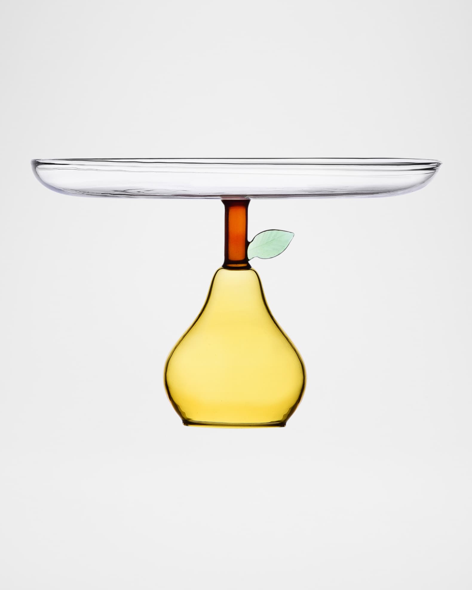 Fruits & Flowers Raised Pear Cake Stand 0