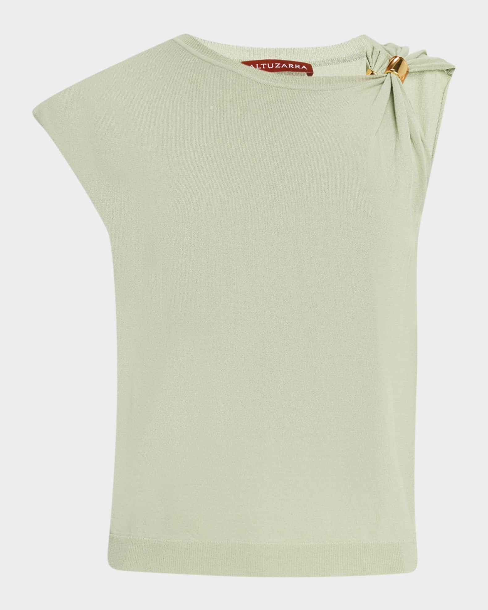 Rinaldi Gathered Ring Knit Top 0