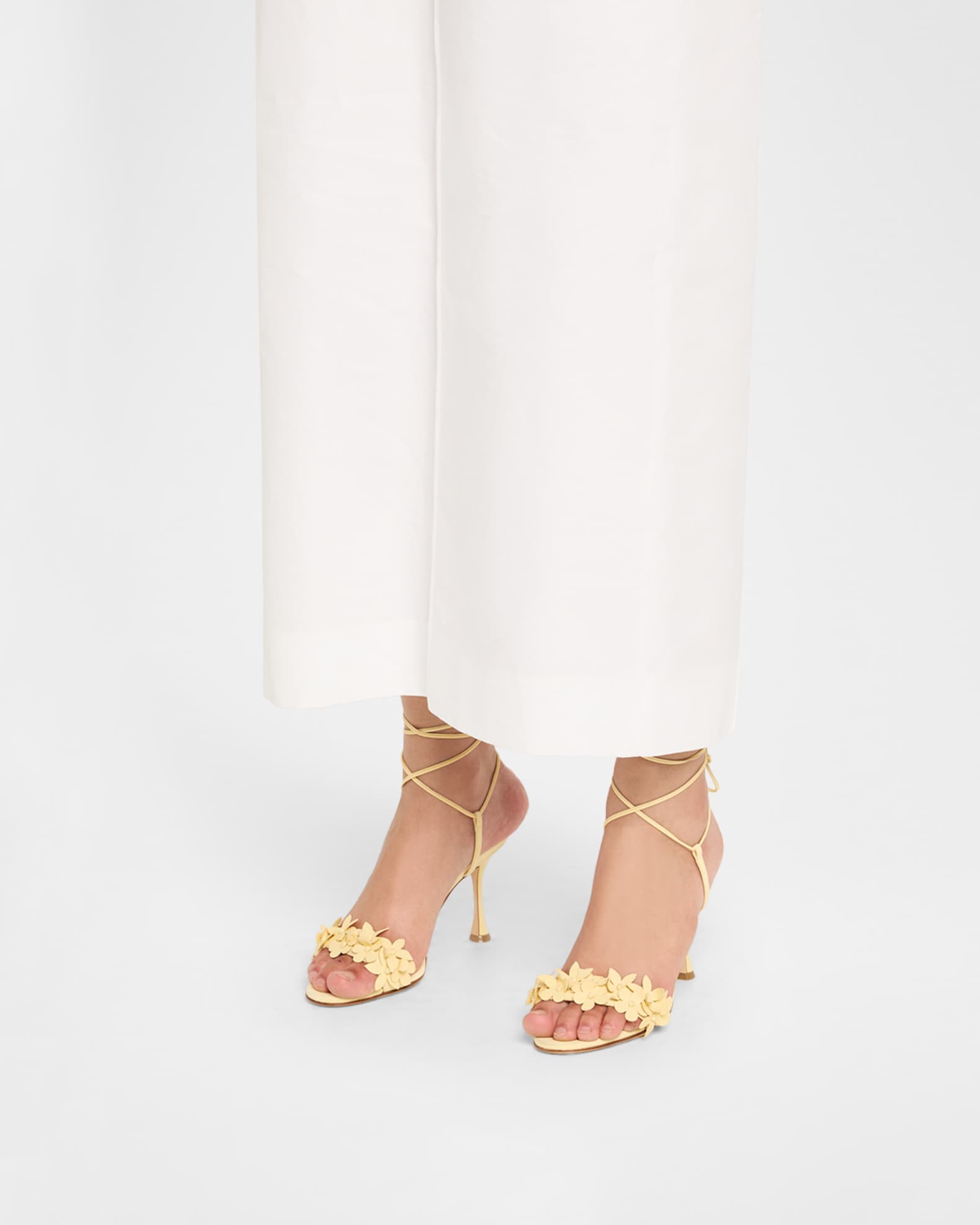 Anista Suede Ankle-Wrap Sandals 1