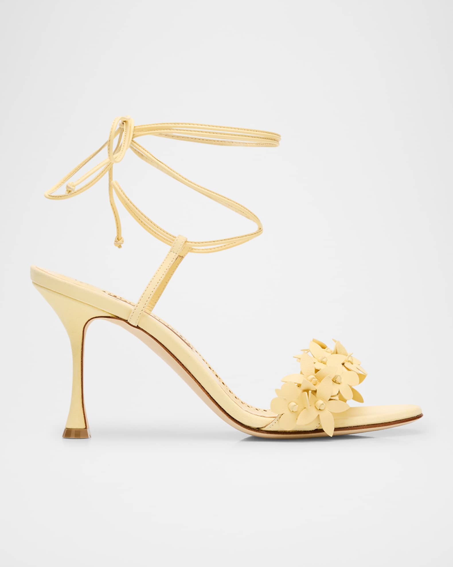 Anista Suede Ankle-Wrap Sandals 0