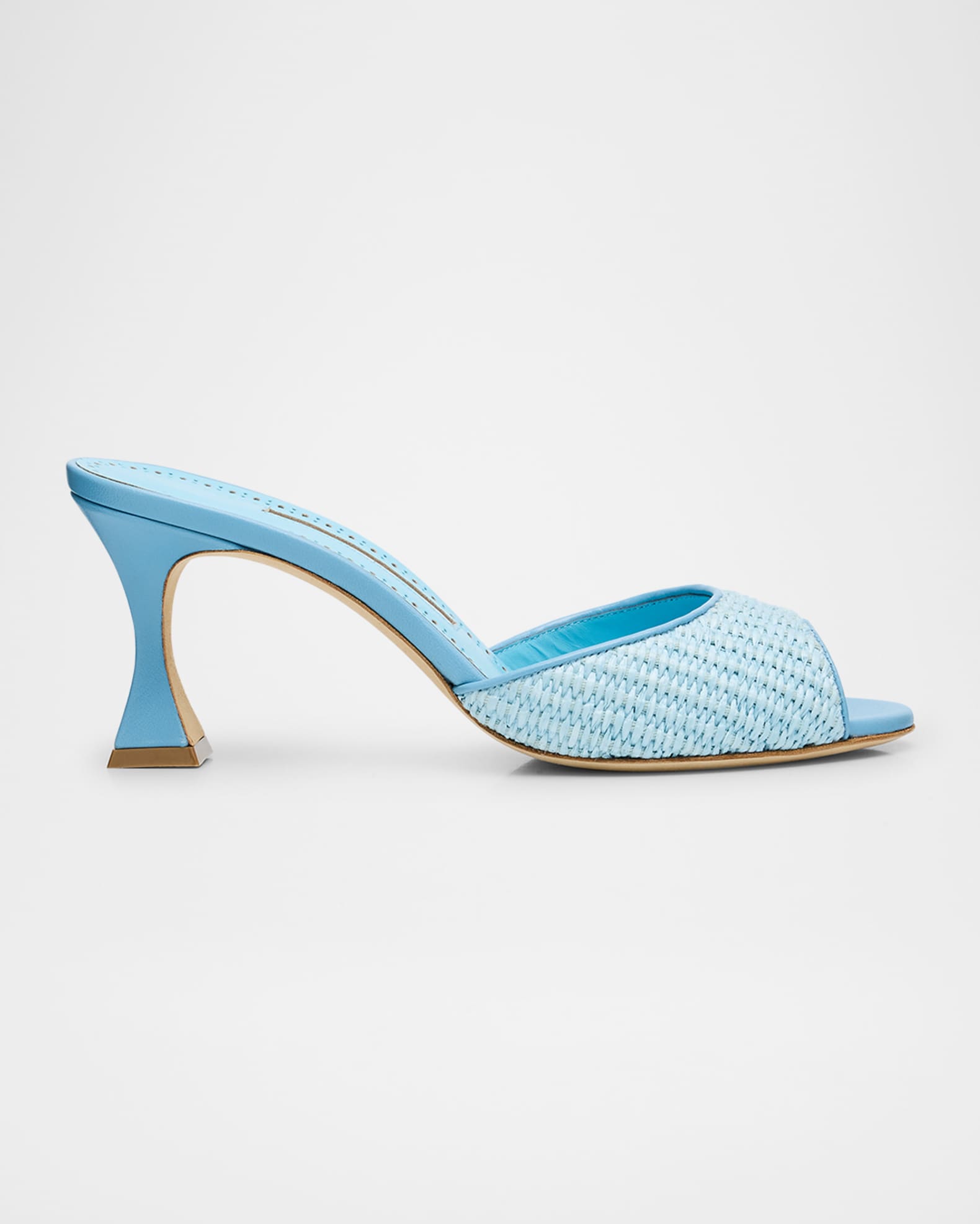 Raffia Jadara Slide Sandals 0