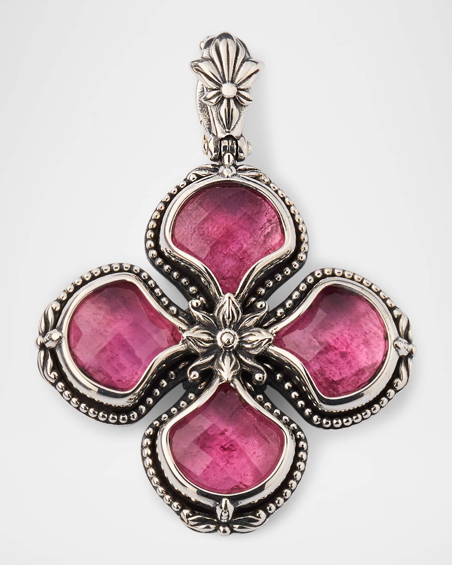 Ivy Rock Crystal, Strawberry Quartz and MOP Triplet Enhancer  0