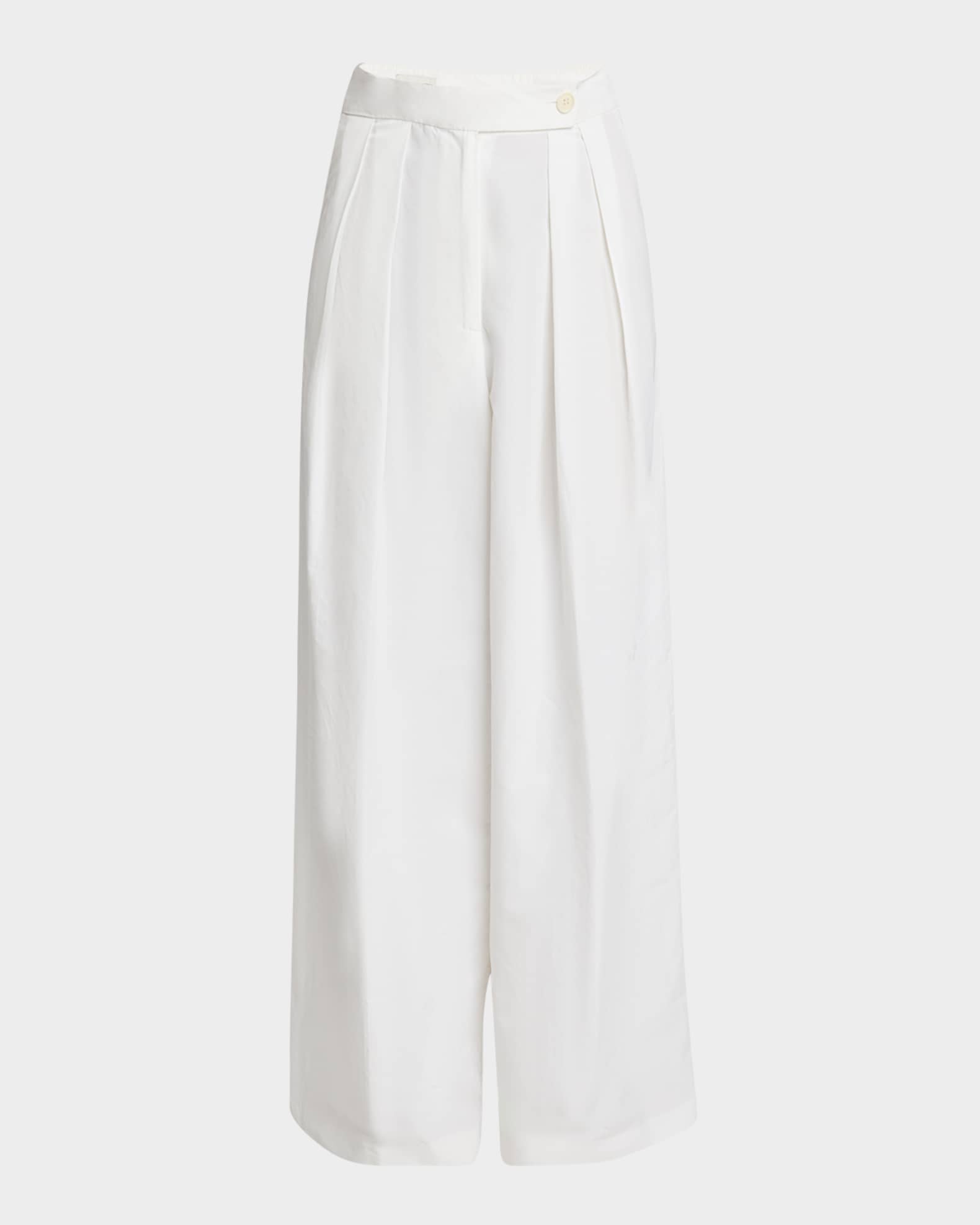 Pamplona Pleated Wide-Leg Pants 0