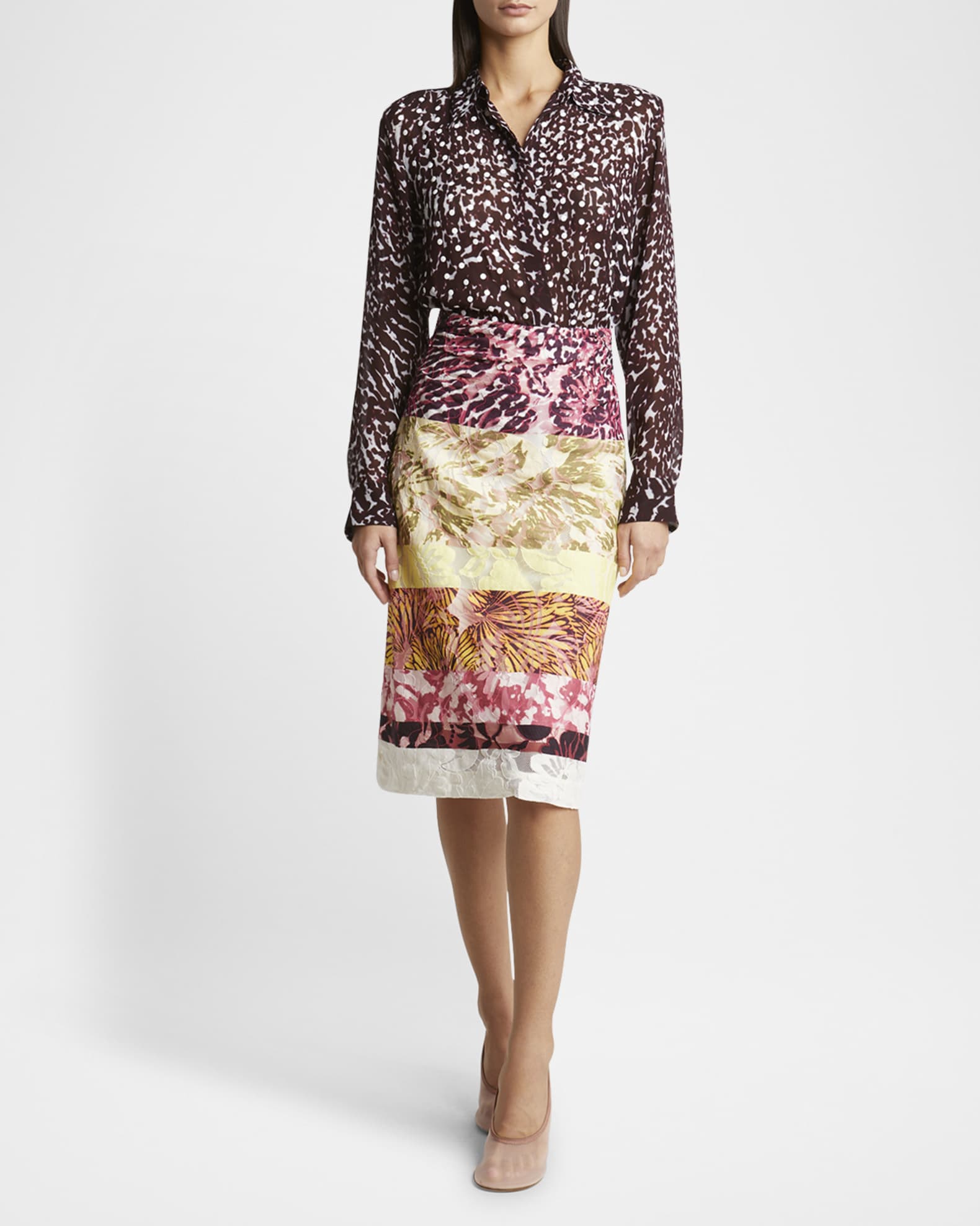 Stan Printed Midi Skirt 1