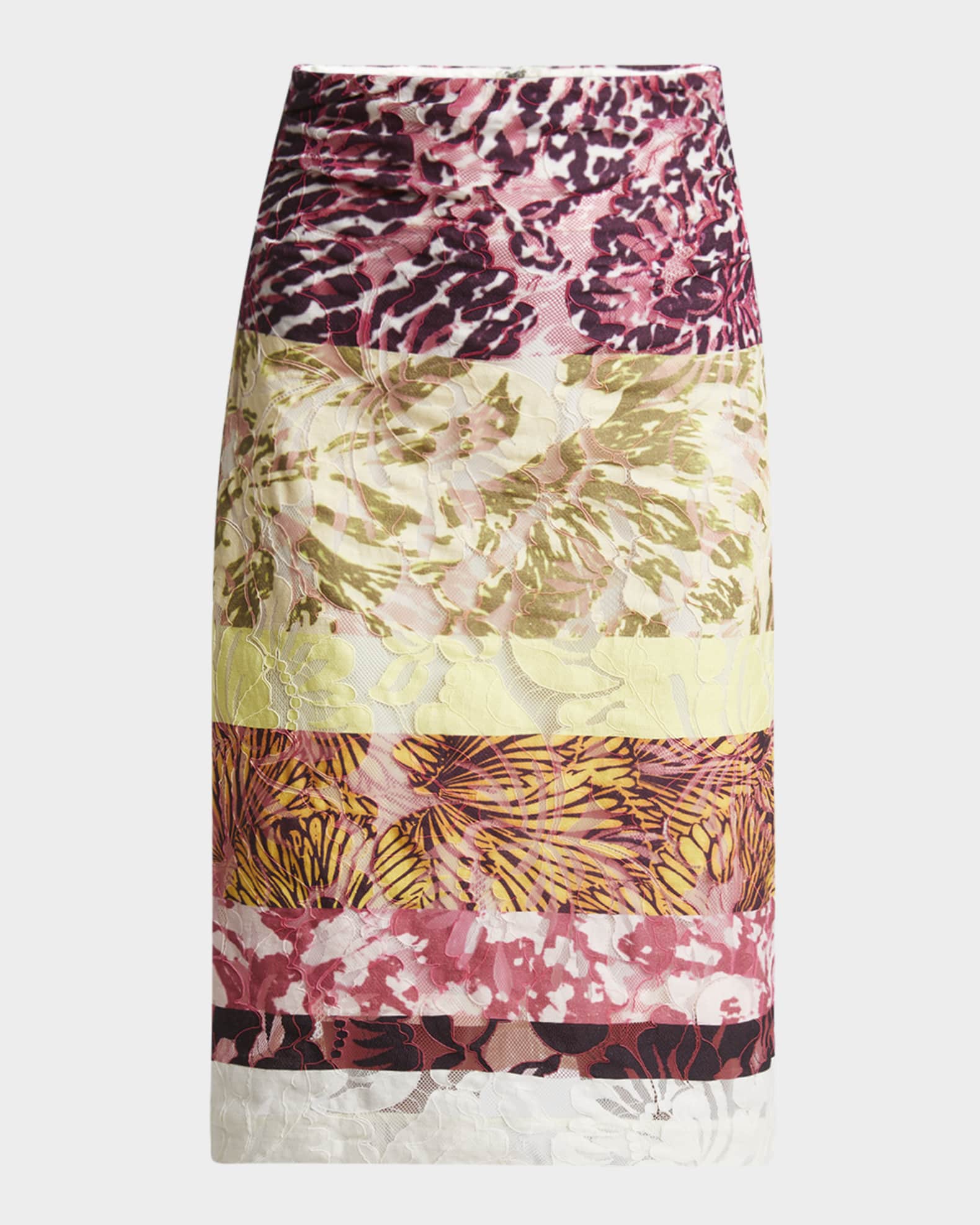 Stan Printed Midi Skirt 0