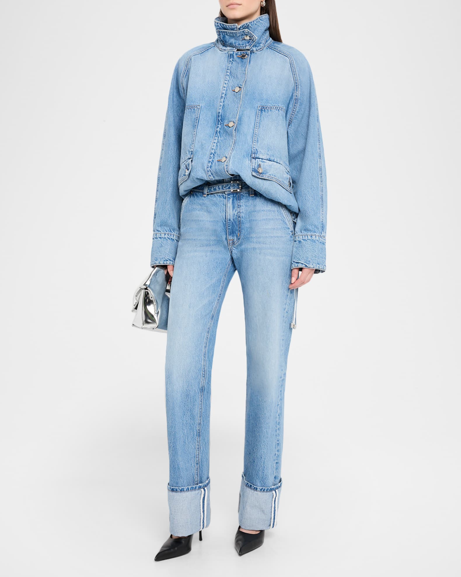 Harper Denim Balloon Jacket 1