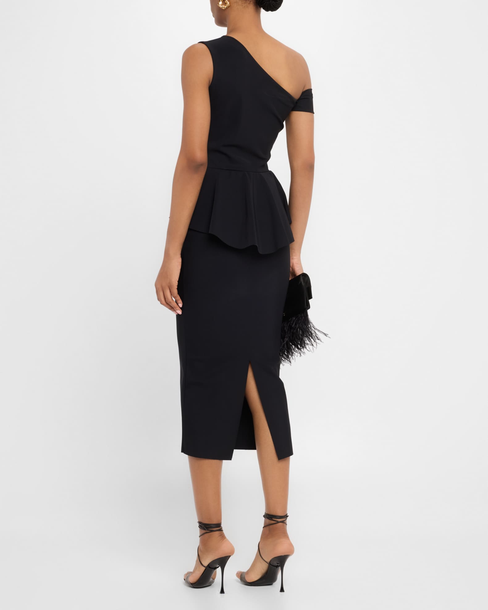 ワンピースその他 CHIARA BONI Women Dresses ABCSILVERIAVEL21 BS BLACK REBECCA JUMPSUIT - Chiara Boni Official