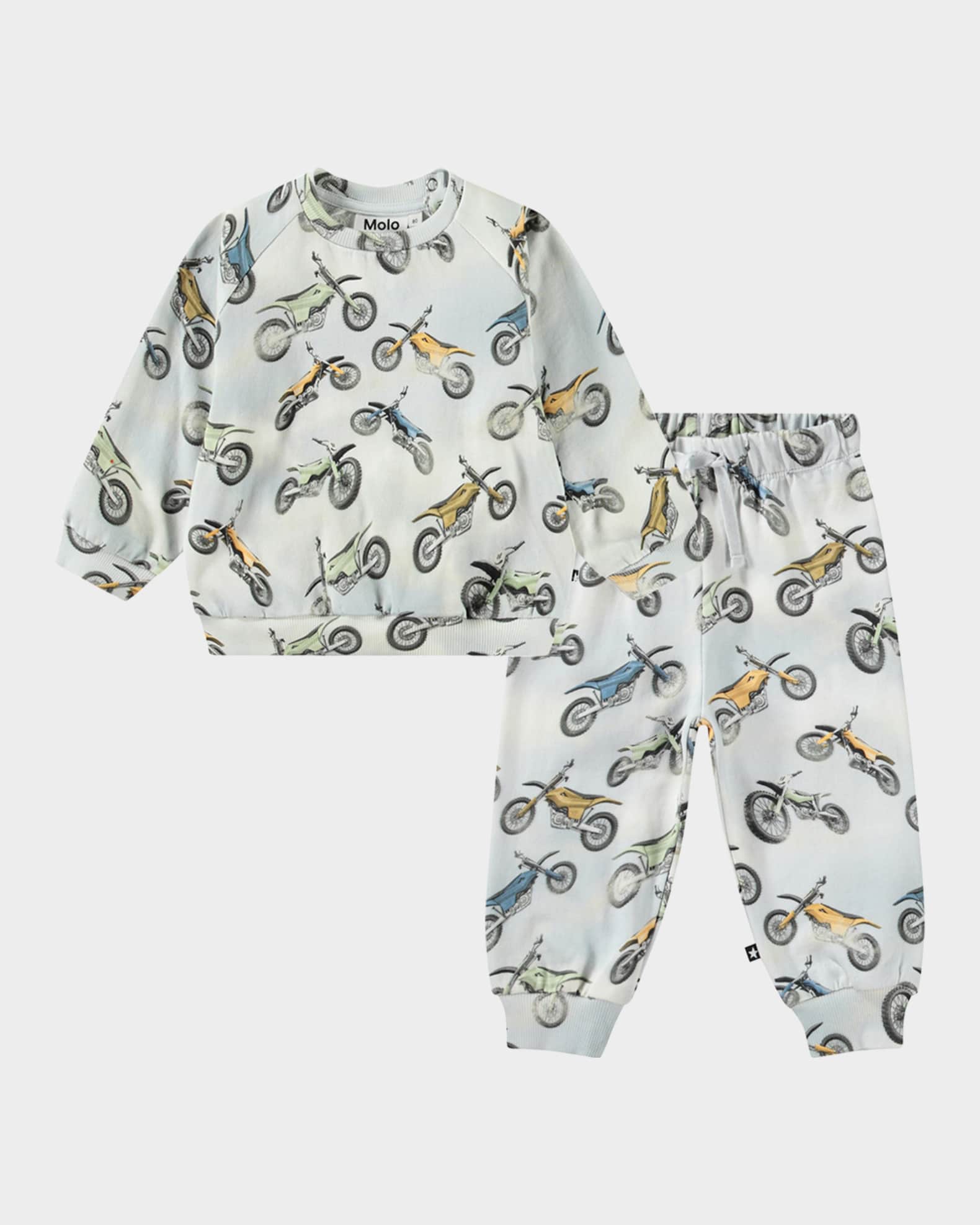 Boy's Minicross Moto-Print Sweat Set | Neiman Marcus