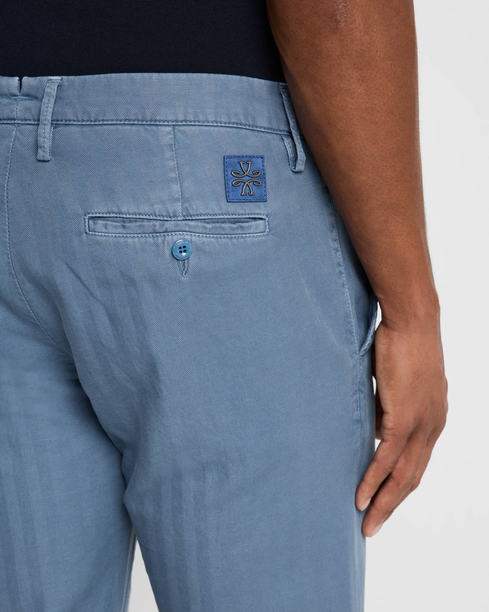 Jacob Cohen Men's Bobby Slim-Fit Chevron Pants | Neiman Marcus