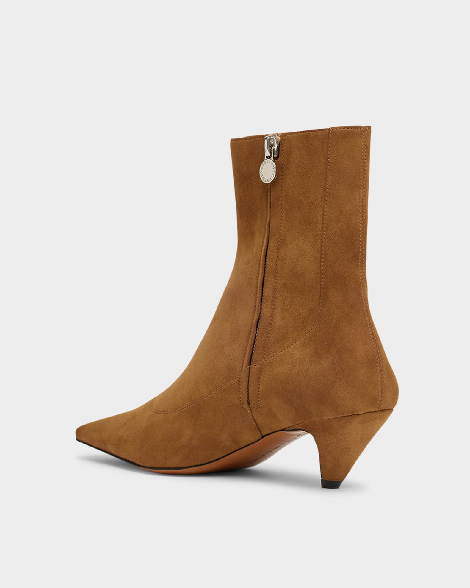 Stella McCartney Spur Vegan Suede Ankle Booties | Neiman Marcus