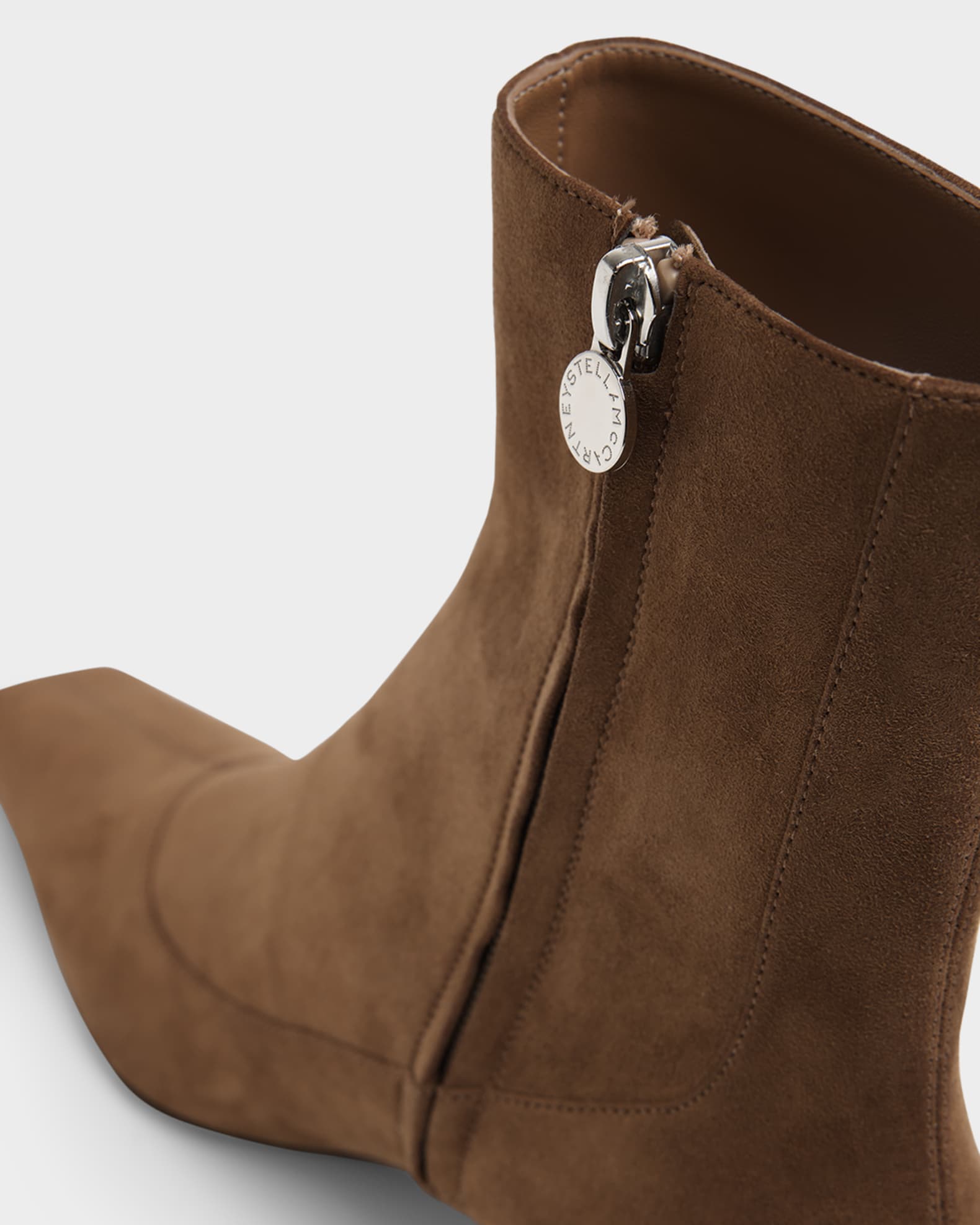 Stella McCartney Spur Vegan Suede Ankle Booties | Neiman Marcus