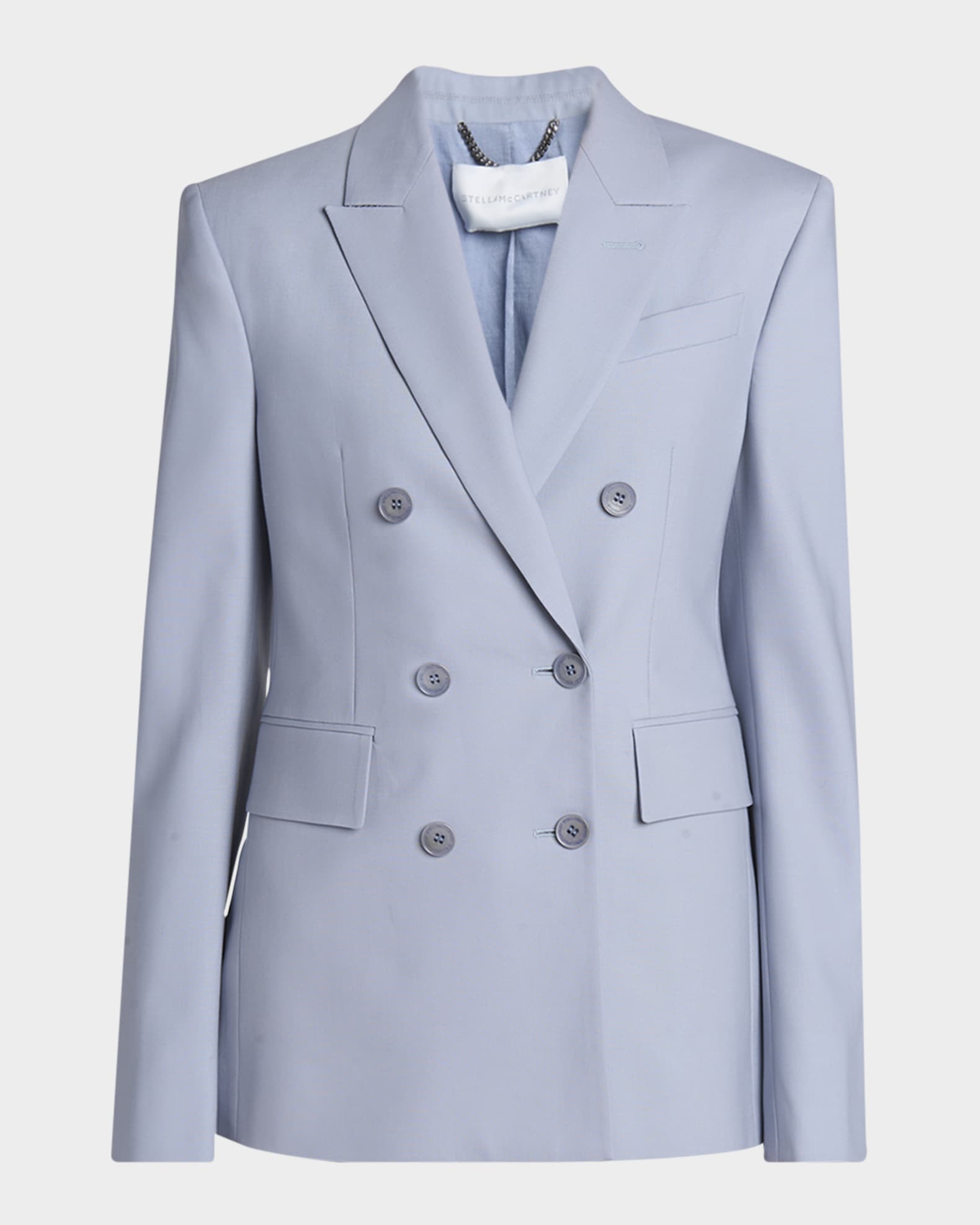 Stella McCartney Double-Breasted Wool Blazer | Neiman Marcus