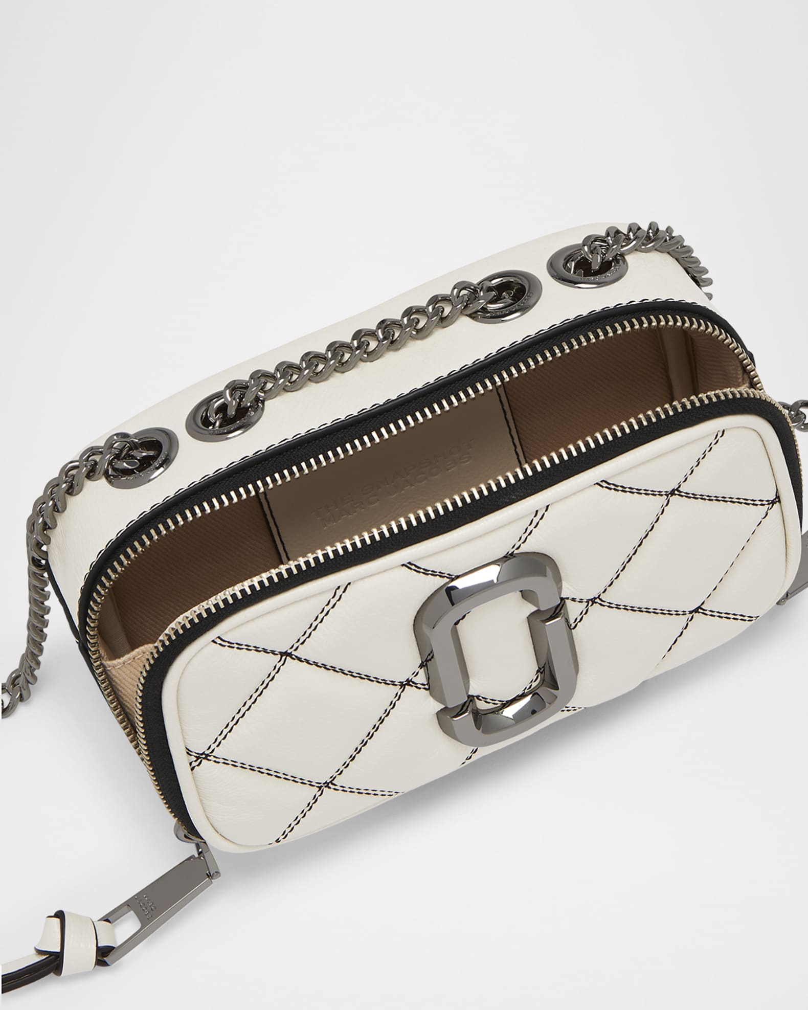 【関税込み】The Snapshot Crossbody - Marc Jacobs - Leather - Marc Jacobs The Snapshot Unisex Crossbody Bag – 100% Leather