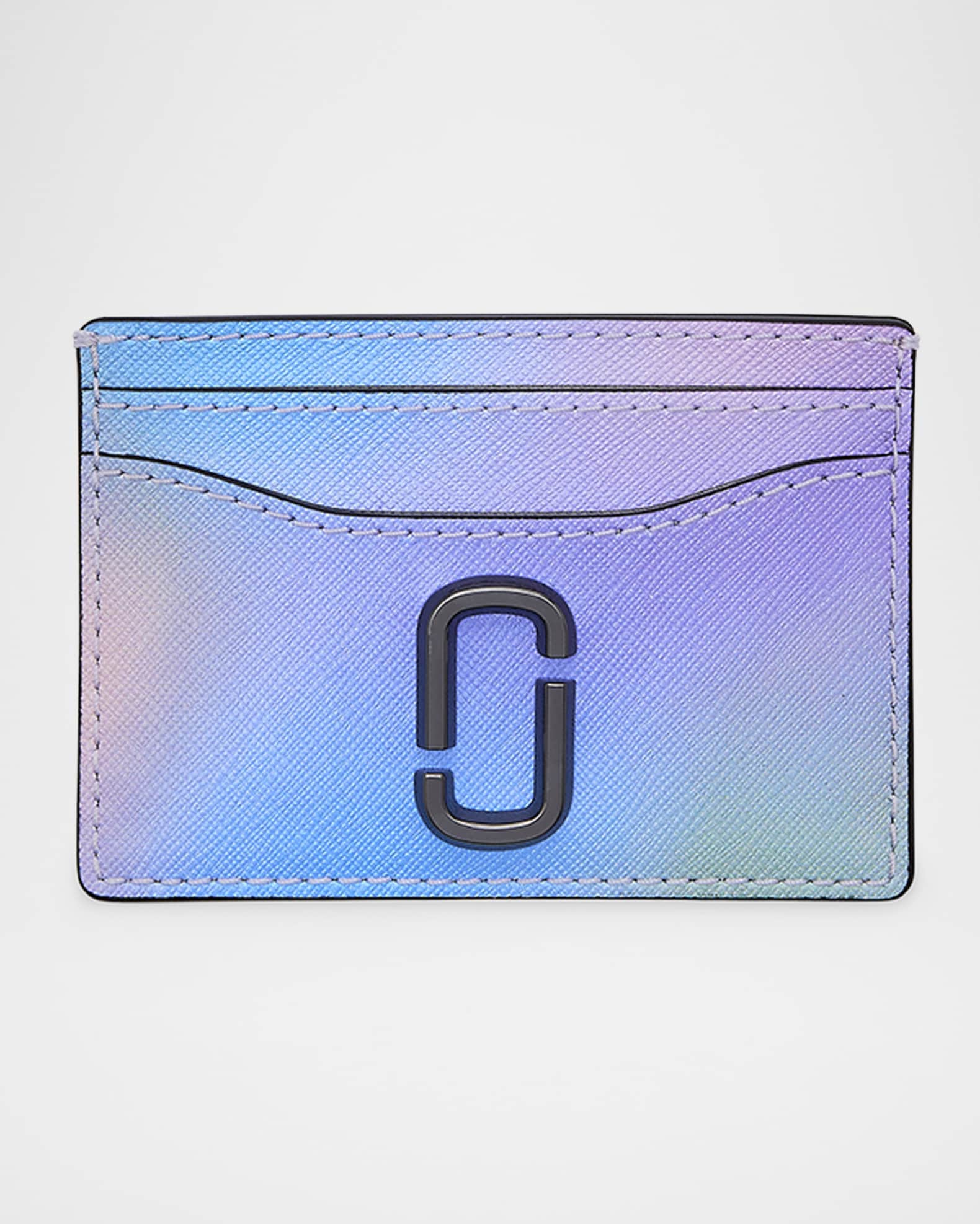 Marc Jacobs Snapshot Airbrushed Leather Card Case | Neiman Marcus
