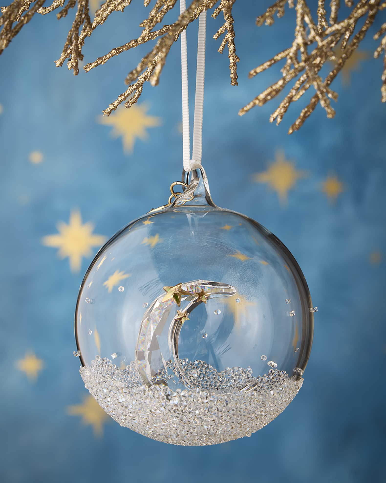 SWAROVSKI 2025 Annual Edition Ball Christmas Ornament | Neiman Marcus