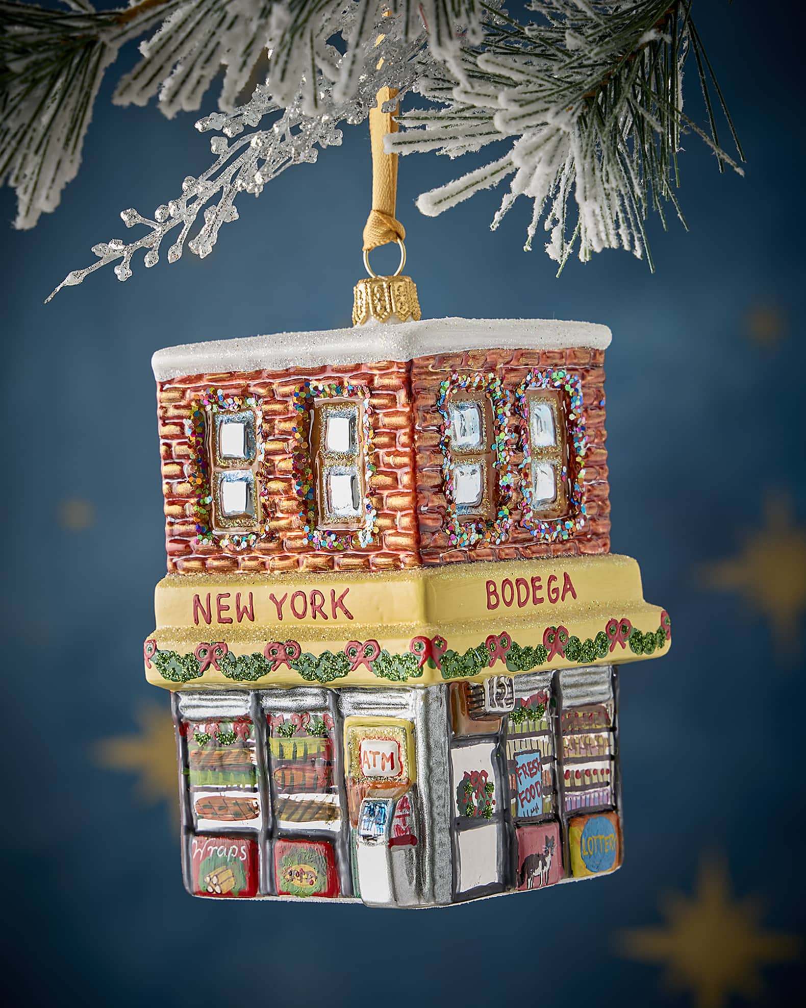 NYC Bodega Christmas Ornament 0
