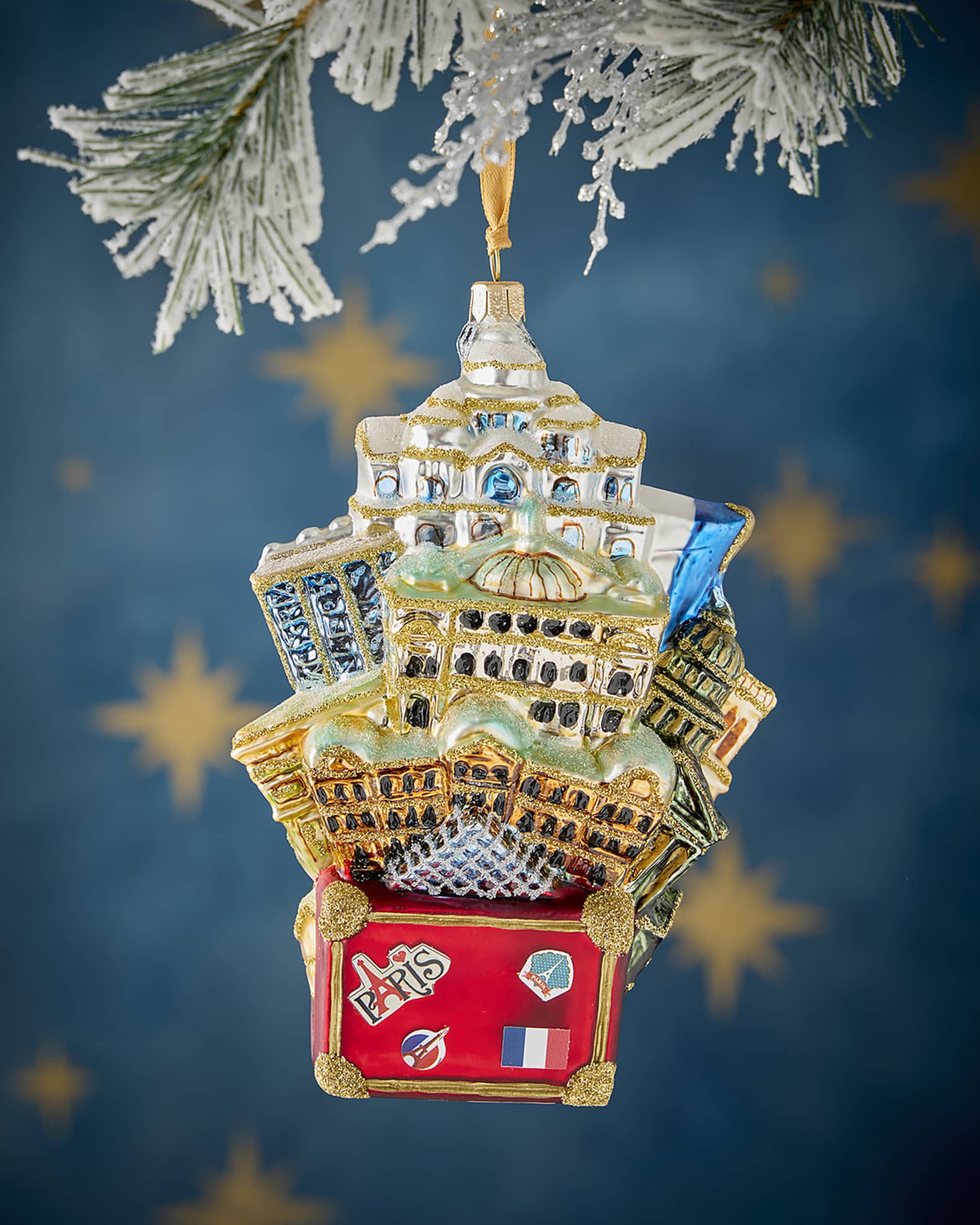 Paris Landscape Christmas Ornament 1
