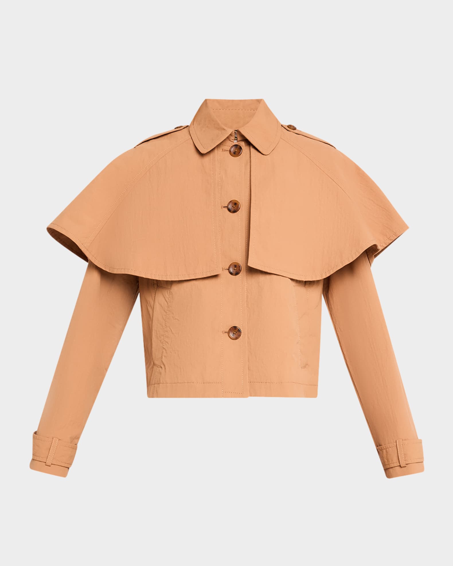 River Layered Jacket with Removable Cape 0