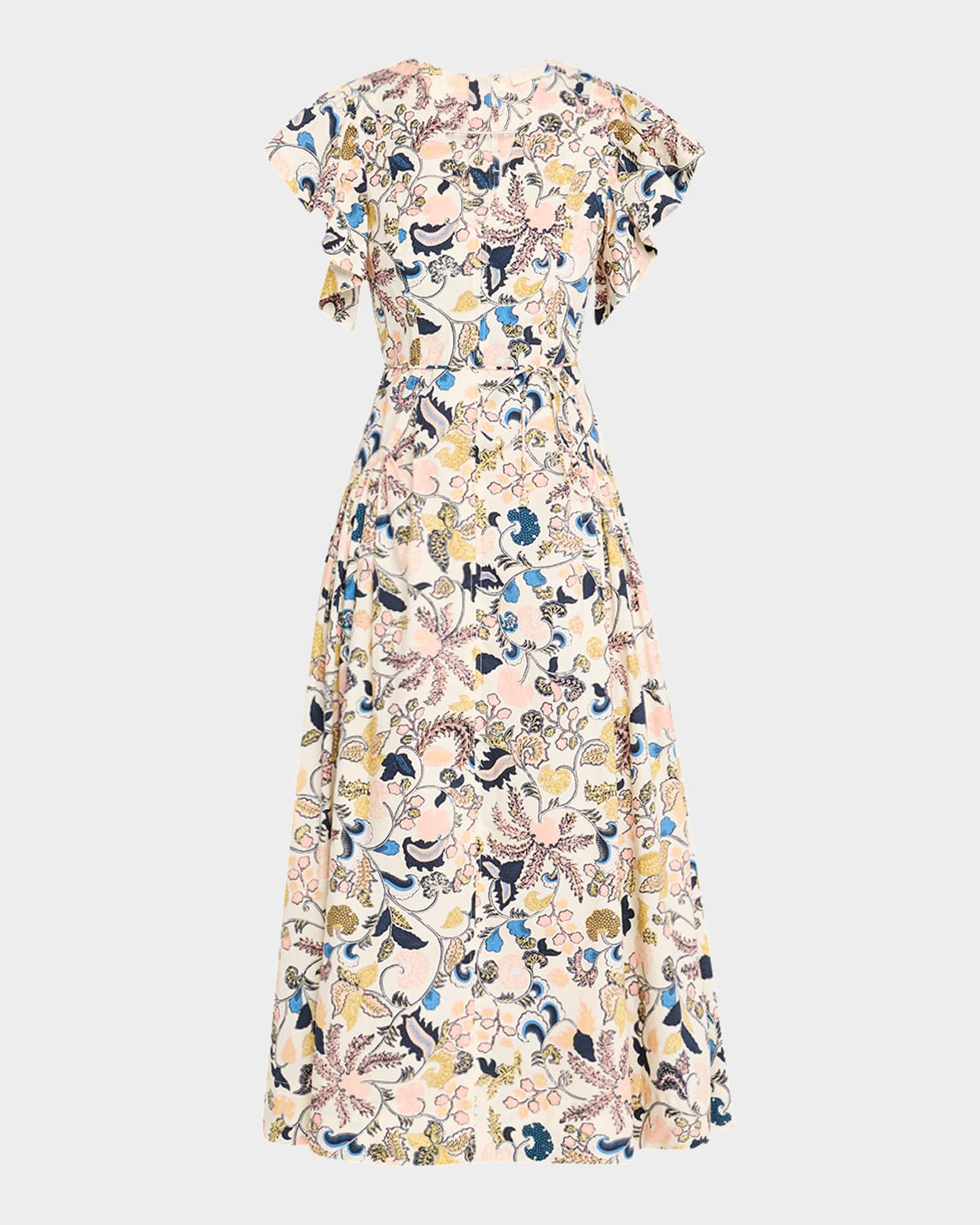 Darya Drop-Waist Midi Dress 0
