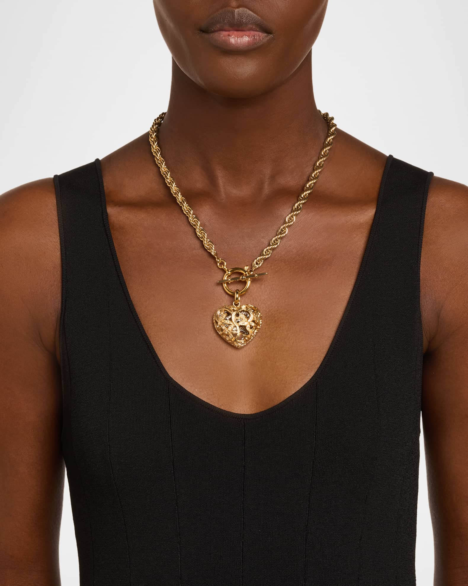 Liane Heart Chain Necklace 1