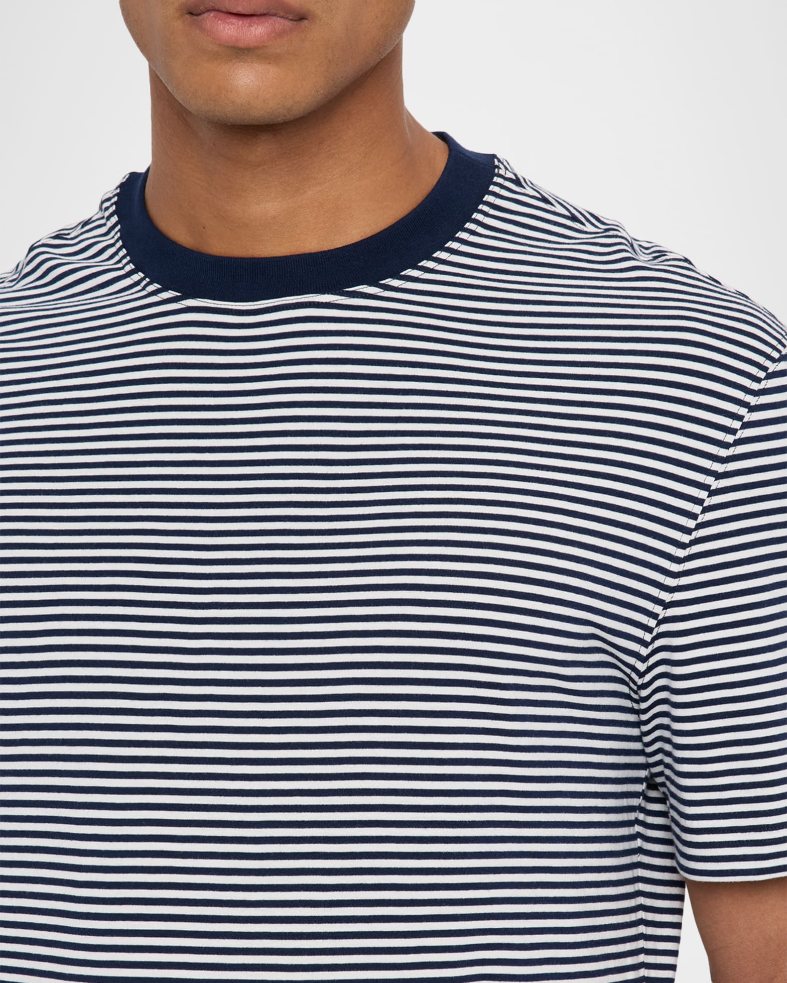 Tシャツ・カットソー Brunello Cucinelli Striped Cotton T-Shirt 22291853_52529651_322.jpg