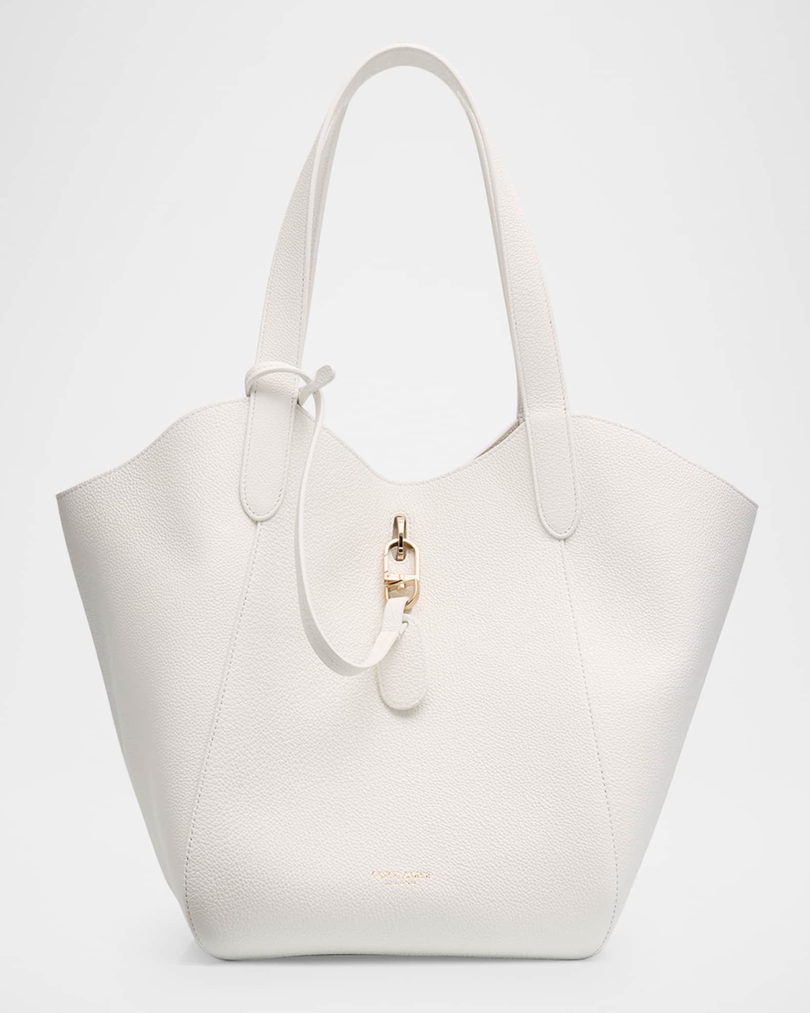 Pebble Leather Tote Bag 0