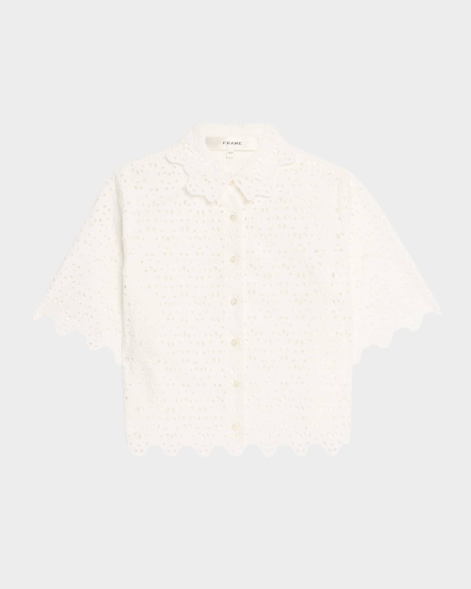 The Deco Eyelet Top 0