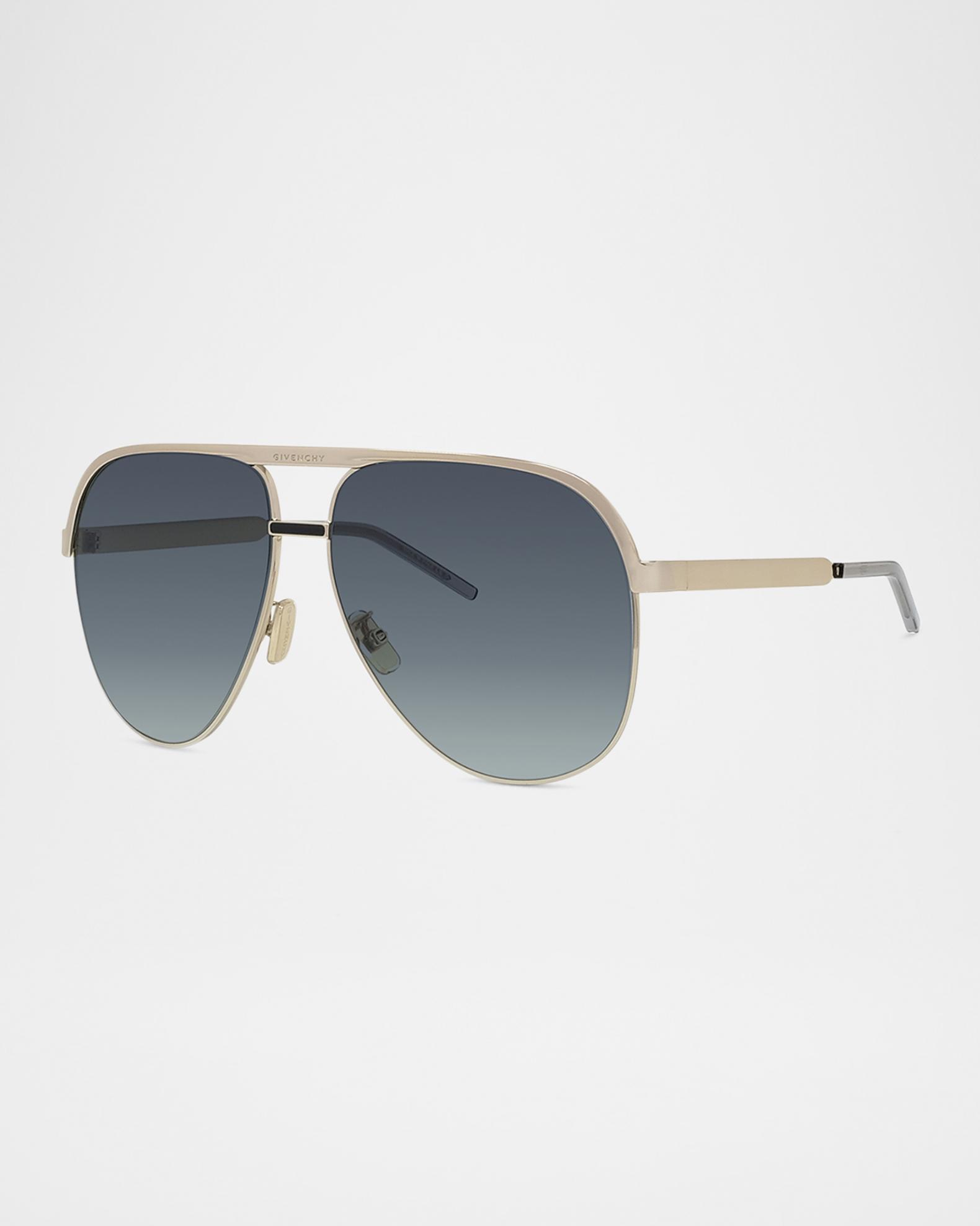 Givenchy GV40117UW Aviator Metal Sunglasses | Neiman Marcus