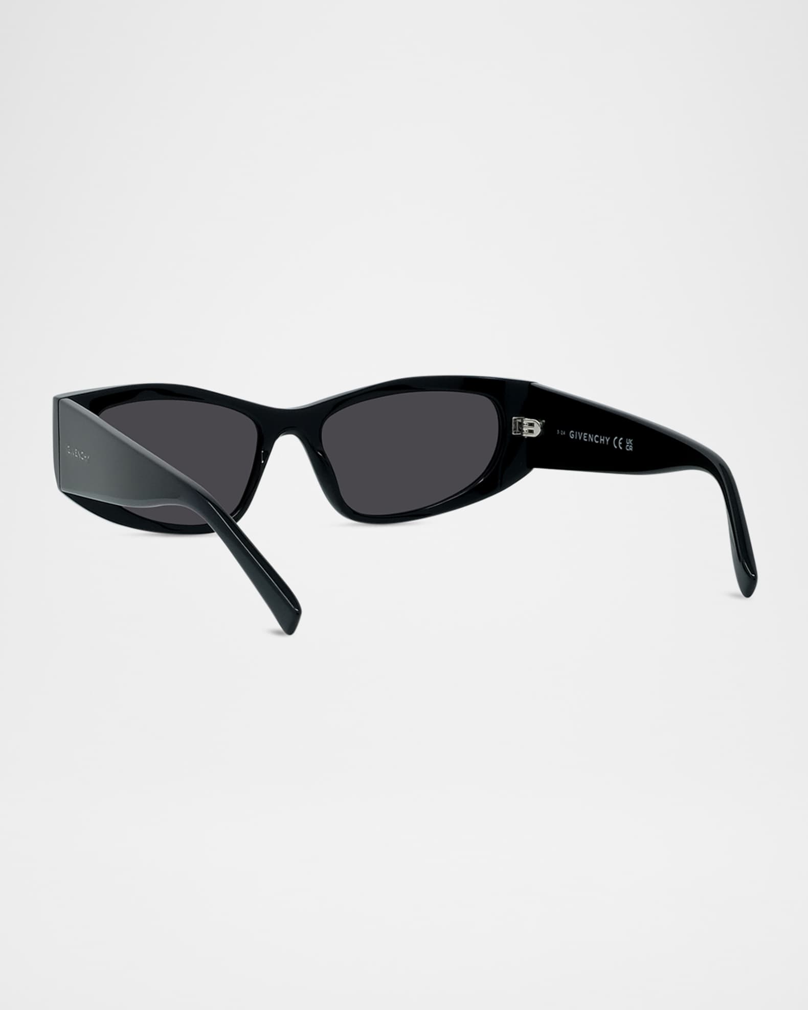 Givenchy GV40116IW Bio-Acetate Wrap Around Sunglasses | Neiman Marcus