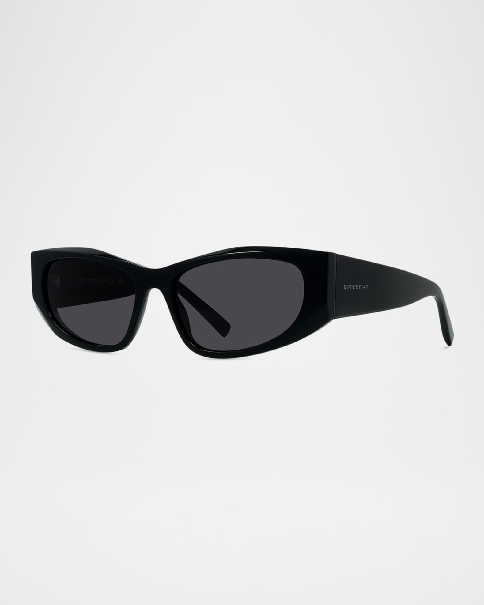 Givenchy GV40116IW Bio-Acetate Wrap Around Sunglasses | Neiman Marcus