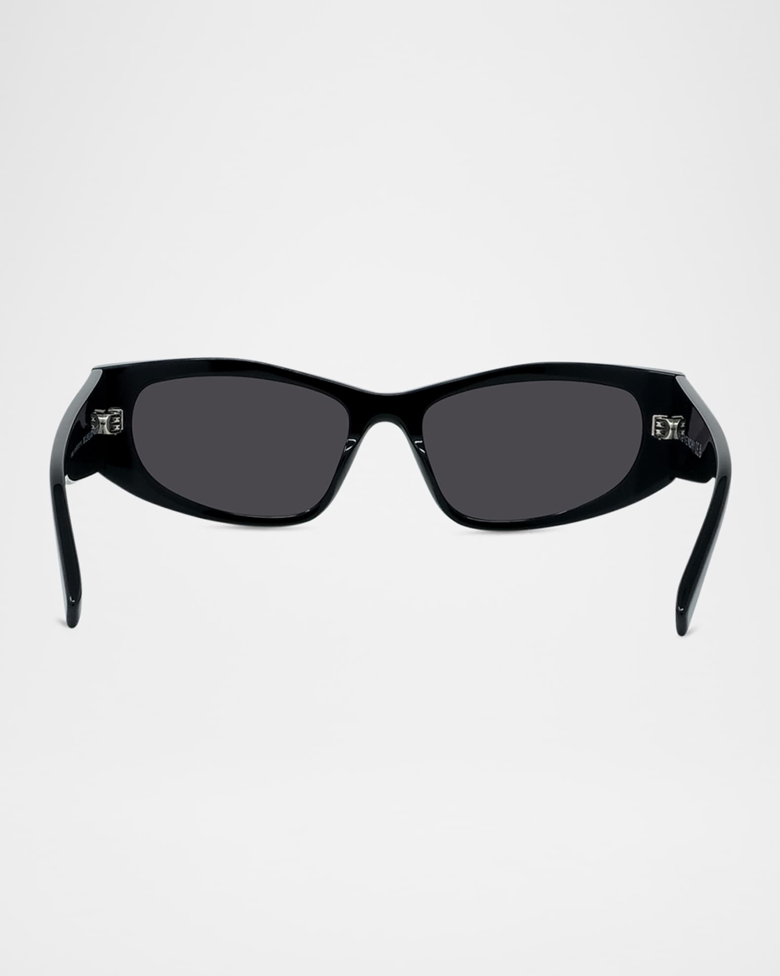 Givenchy GV40116IW Bio-Acetate Wrap Around Sunglasses | Neiman Marcus