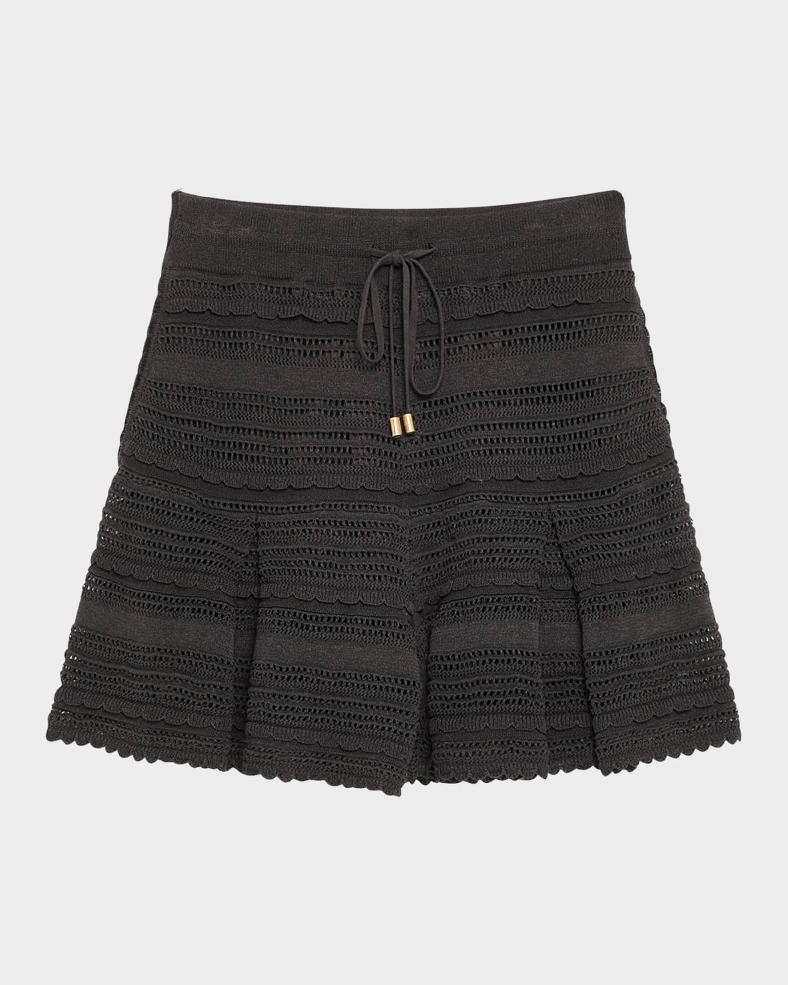 【Zimmermann】Lucky knitted lace shorts Zimmermann Lucky Lace Knit Shorts | Neiman Marcus
