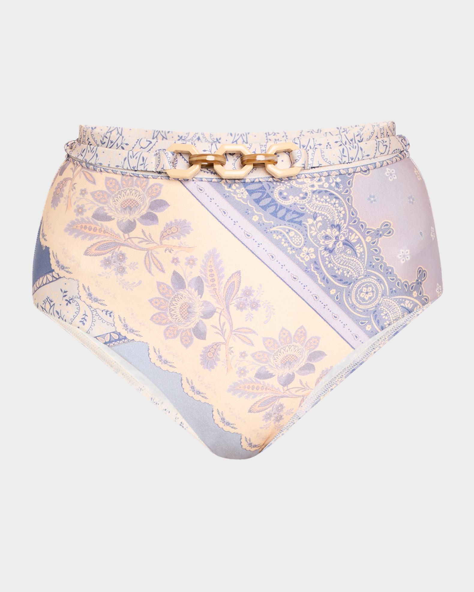 Zimmermann Lucky High-Waist Bikini Bottoms | Neiman Marcus